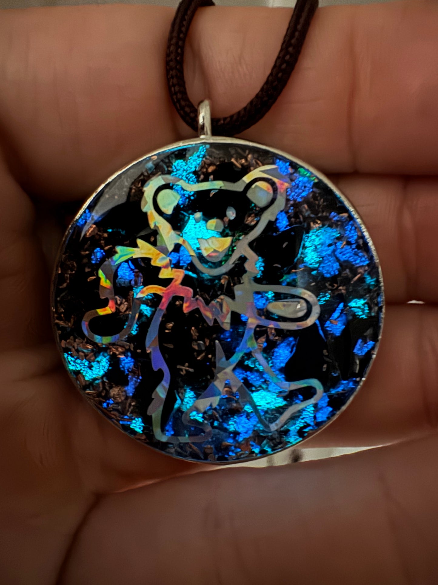 Dancing Bear Glow Orgonite