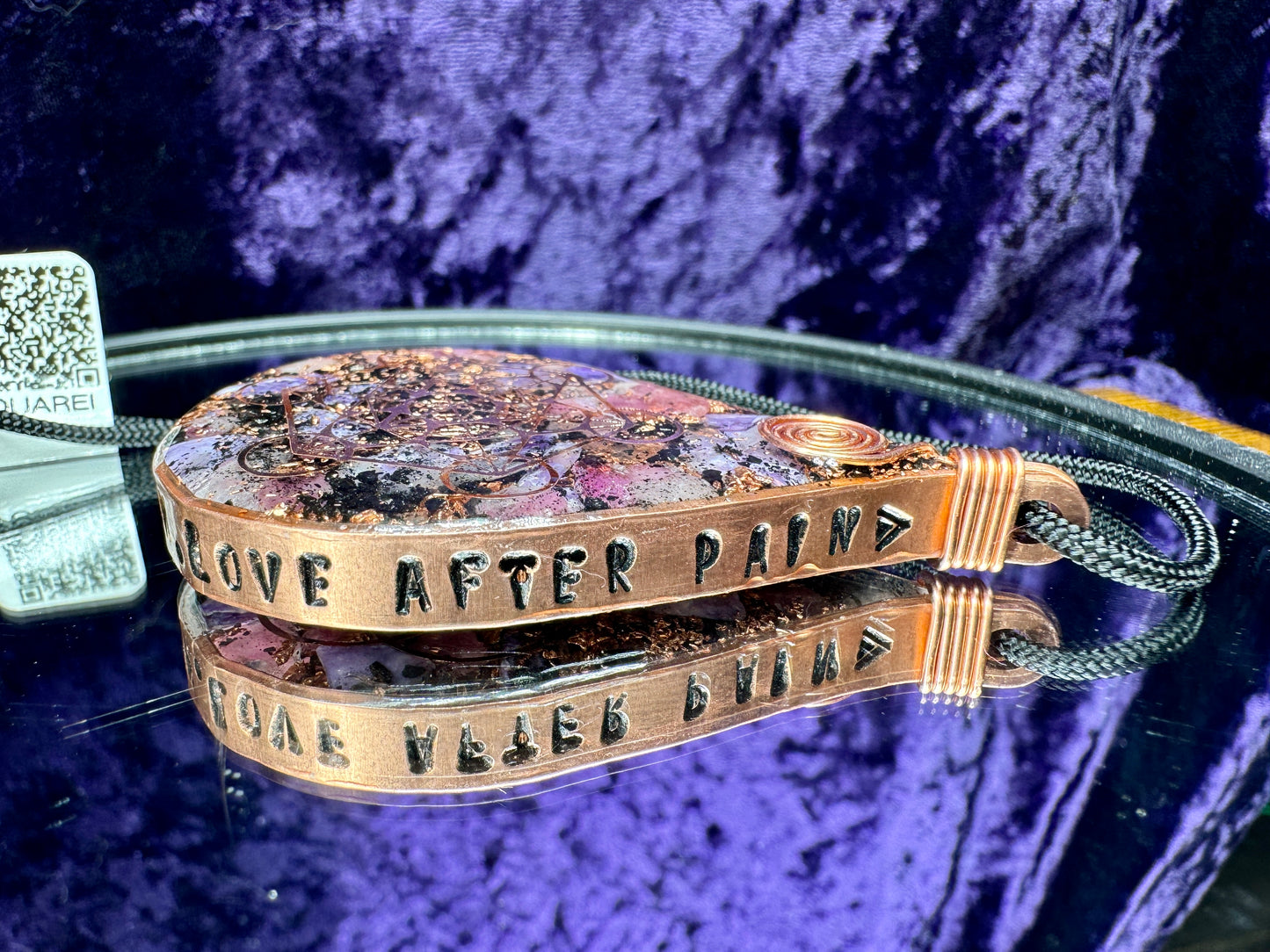 There Is Sun After Rain. Love After Pain-Infinite Love Orgonite Amulet