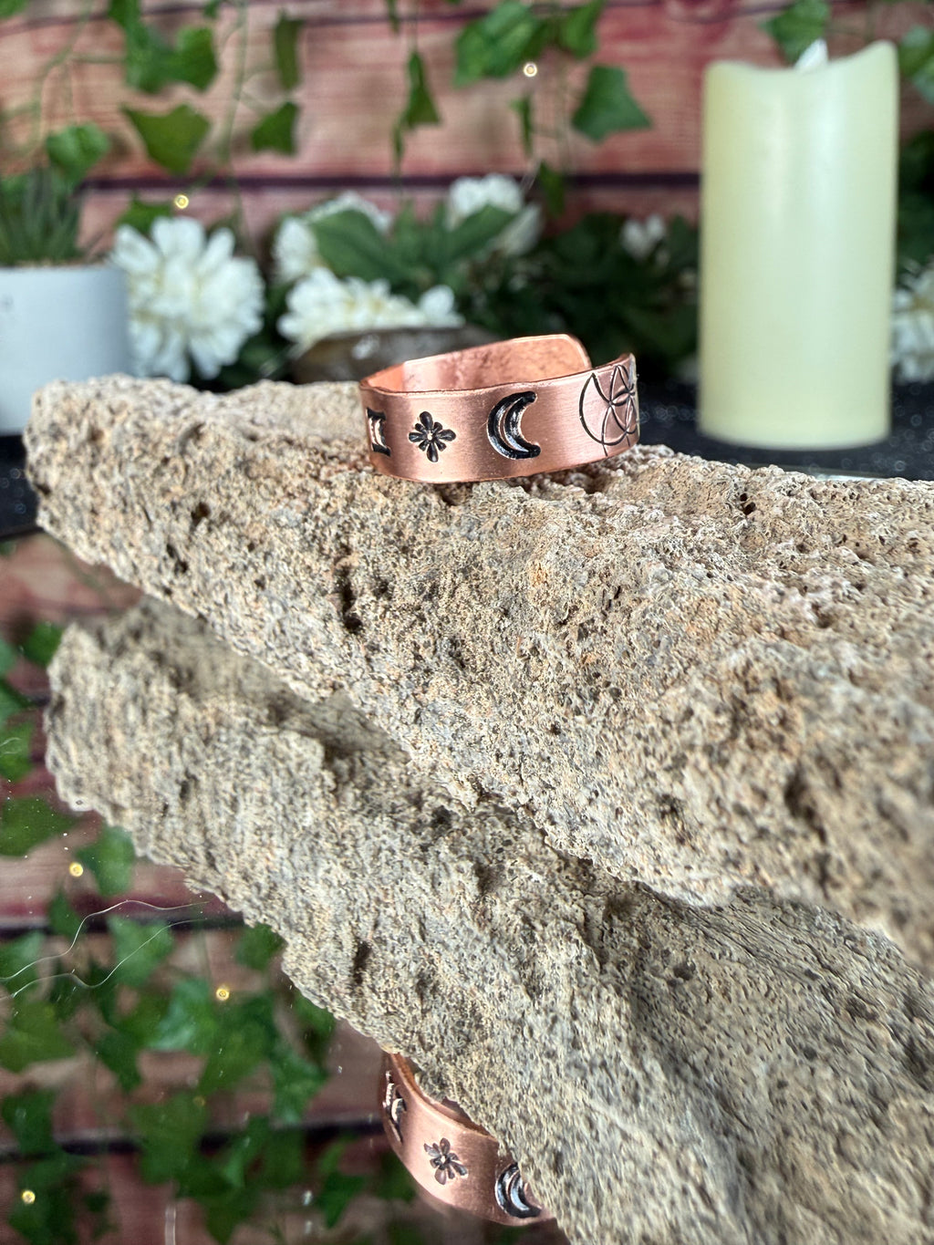 ✨Gemini Copper Adjustable Ring