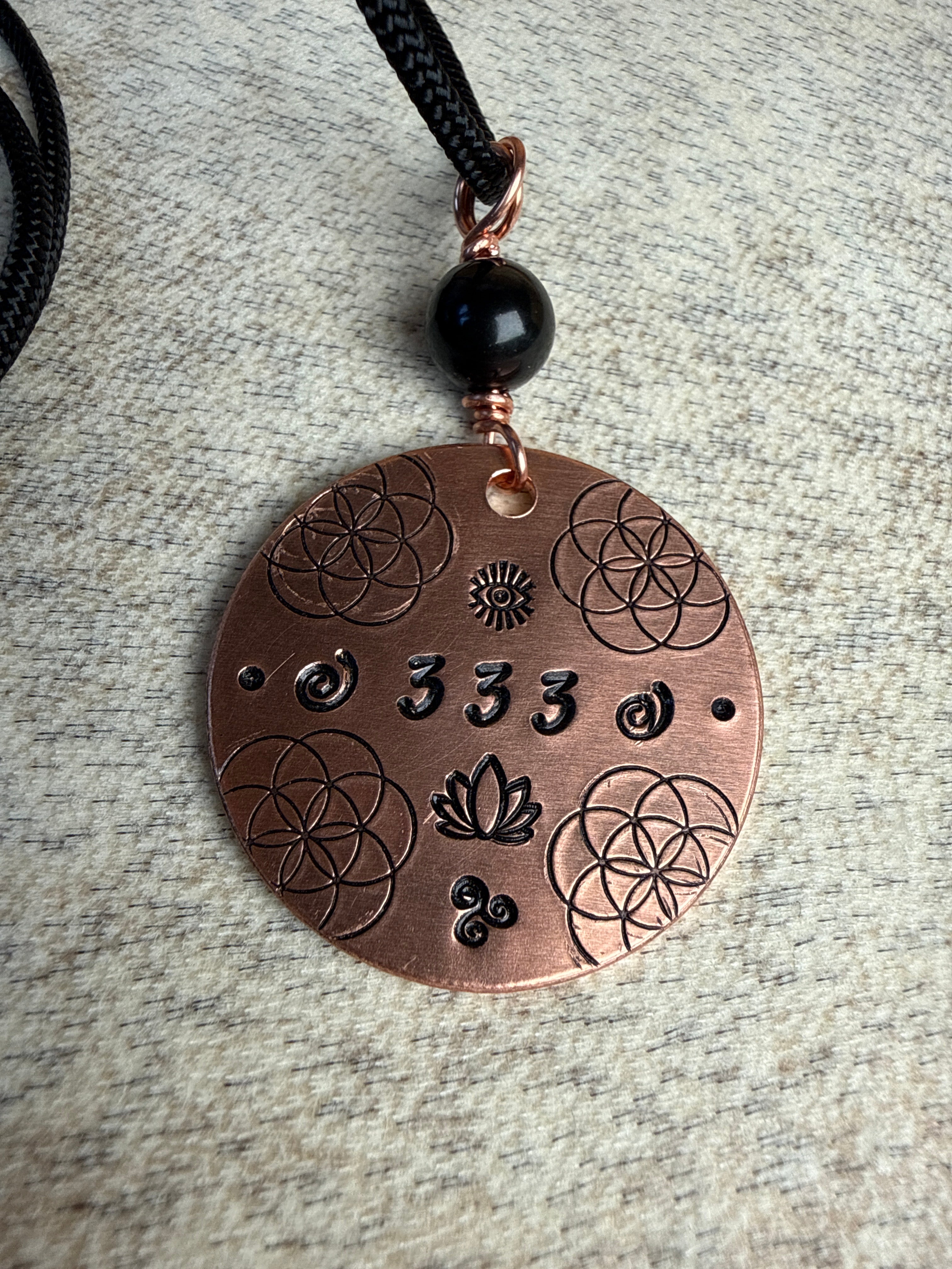 333 Copper Pendant 🪽