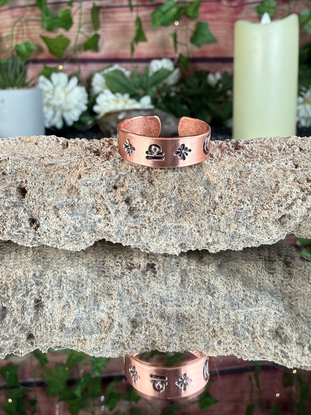 ✨Libra Copper Adjustable Ring