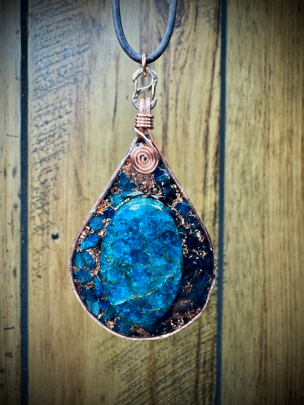 “Grateful” Blue Apatite