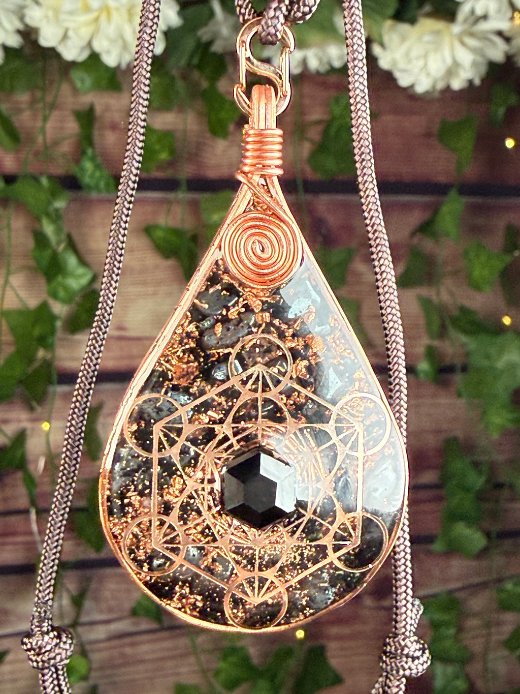 Orgonite for Strength & Resilience-Grounding & Protection Blend