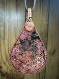 Flower of Life- Pink Tourmaline