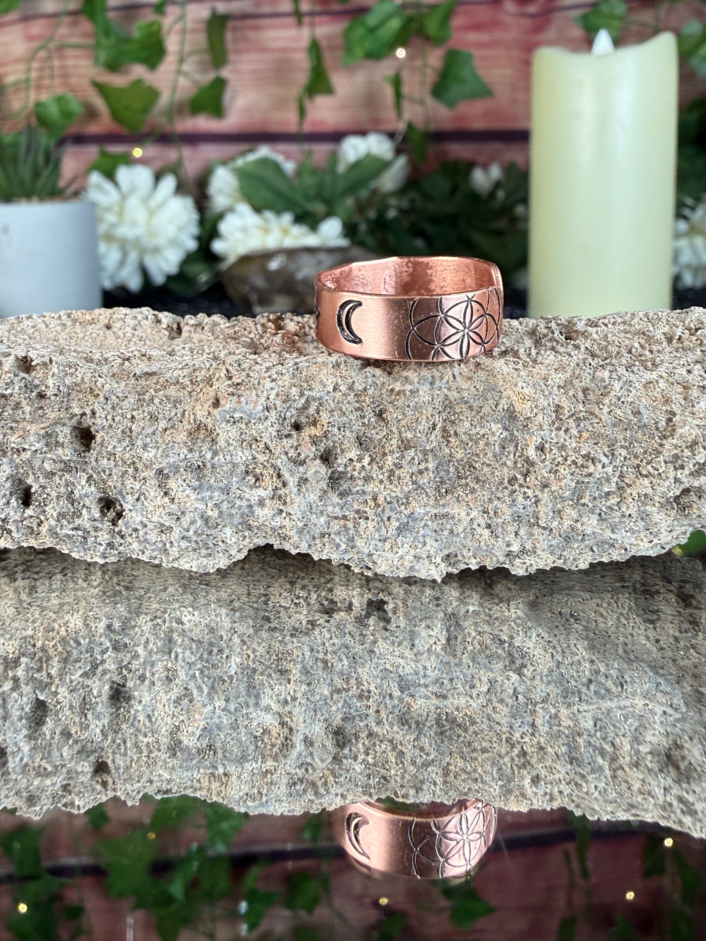 ✨Leo Copper Adjustable Ring