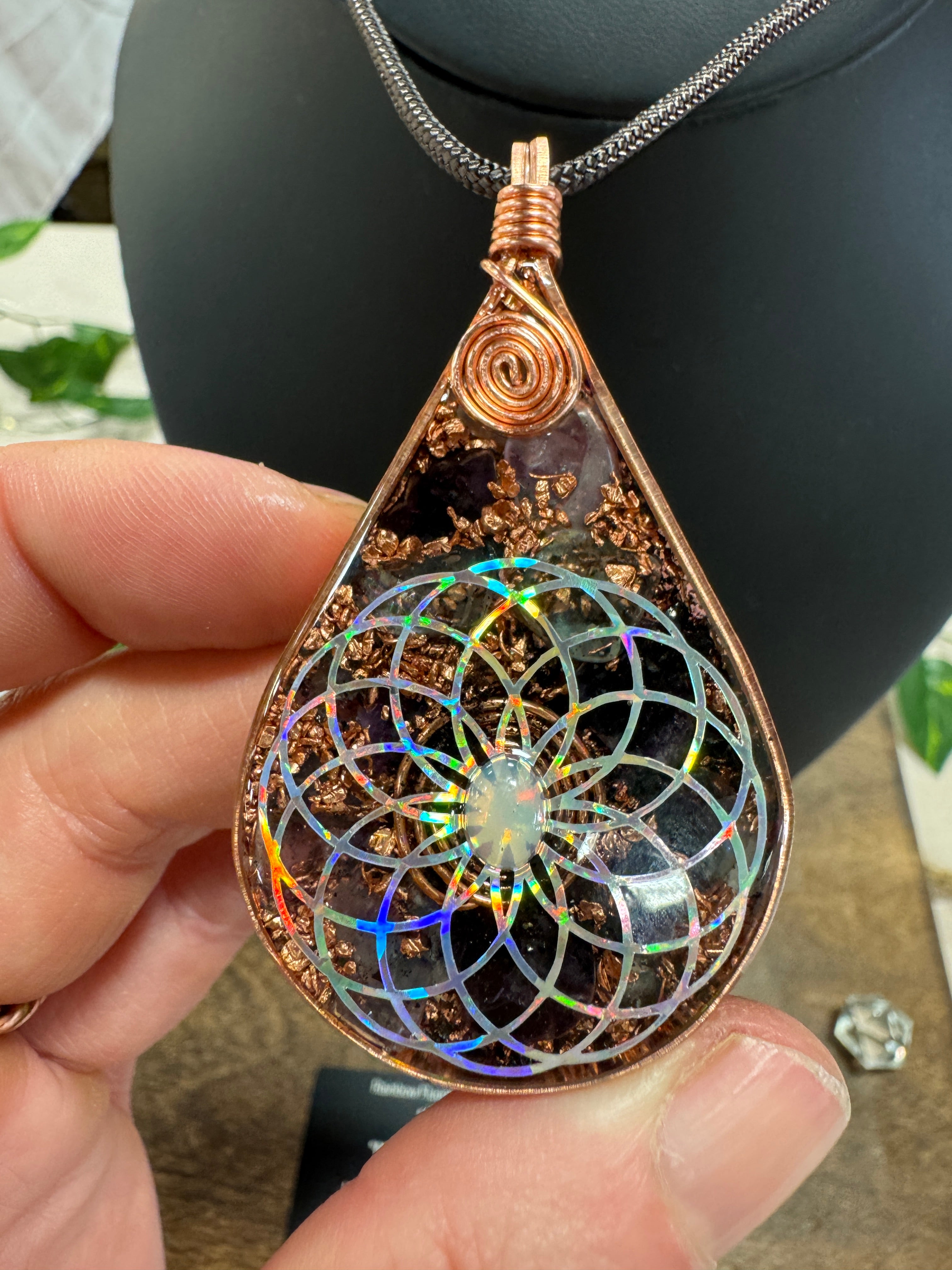 Torus|Opal|Rainbow Fluorite