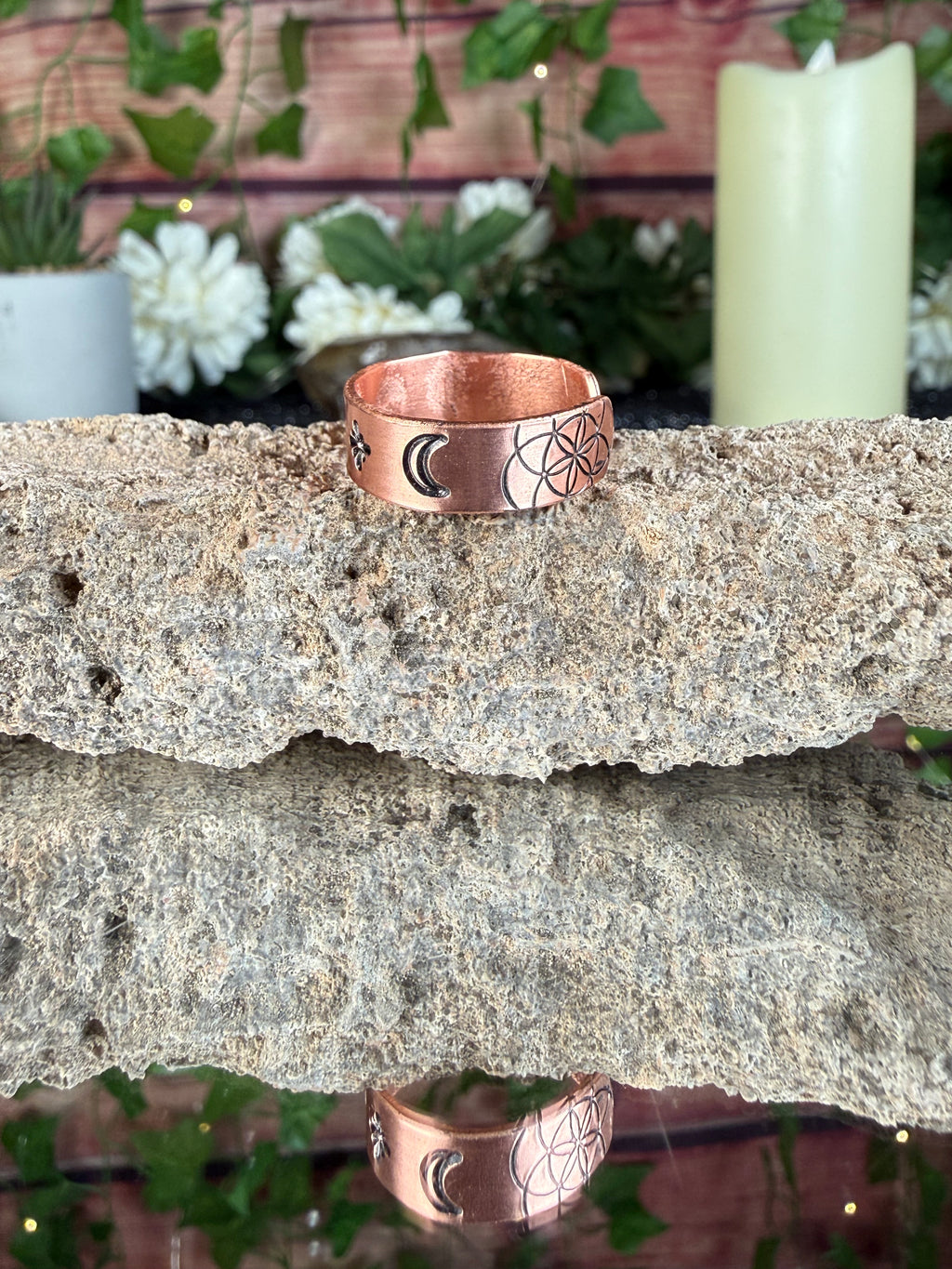 ✨Libra Copper Adjustable Ring
