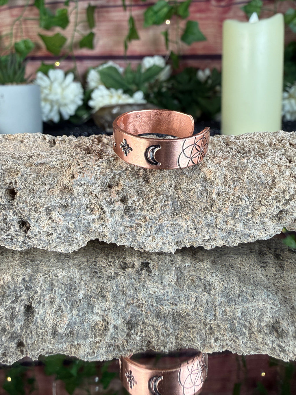 ✨Scorpio Copper Adjustable Ring