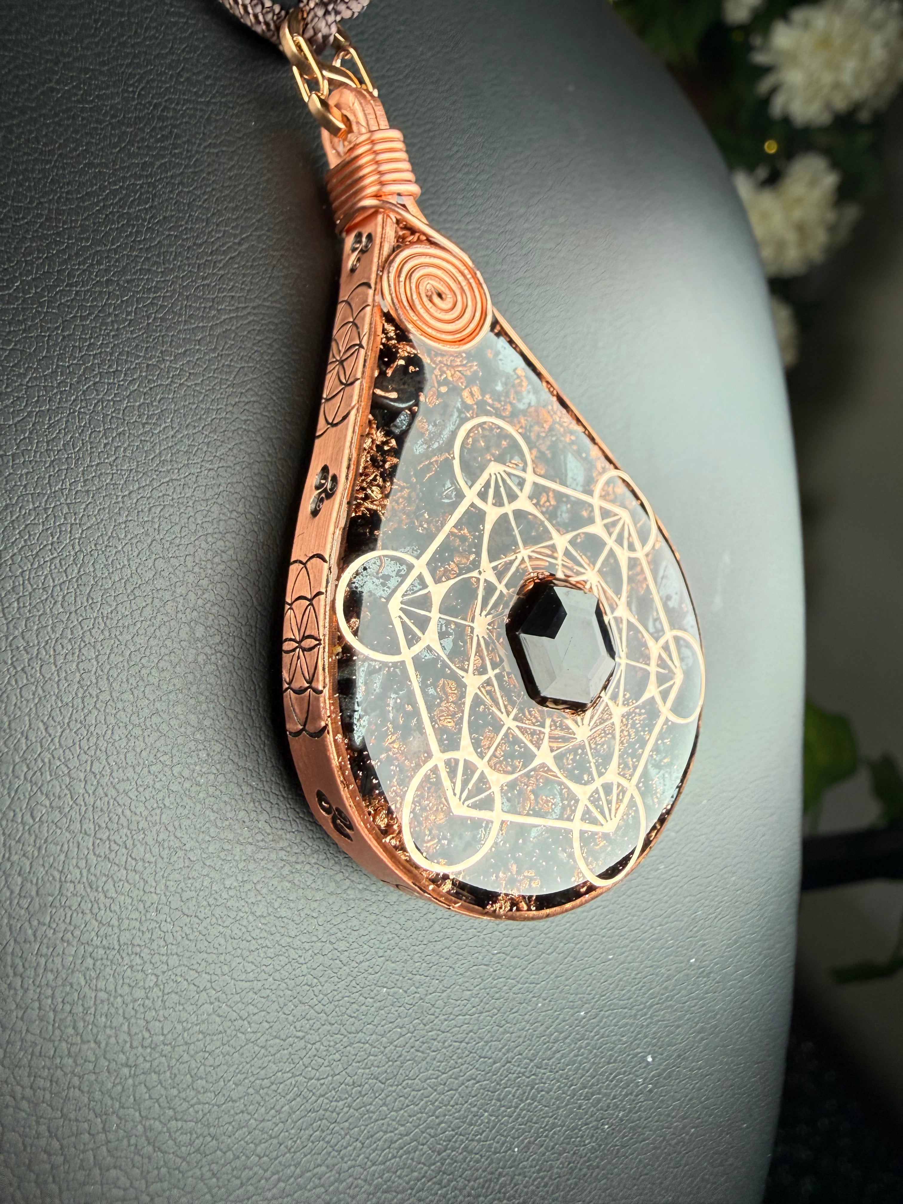 Orgonite for Strength & Resilience-Grounding & Protection Blend