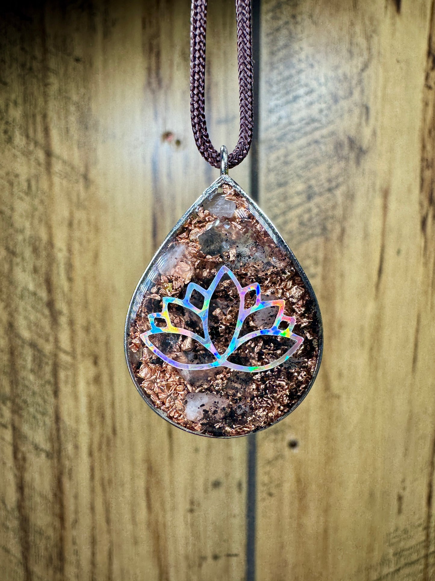 Lotus+Seed of Life w/ Rose Quartz