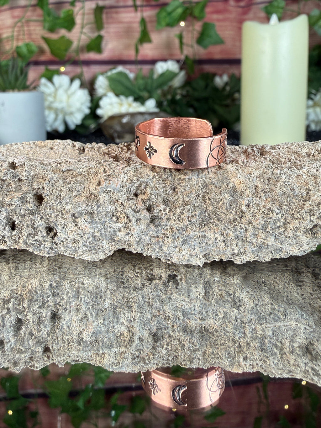 ✨Sagittarius Copper Adjustable Ring
