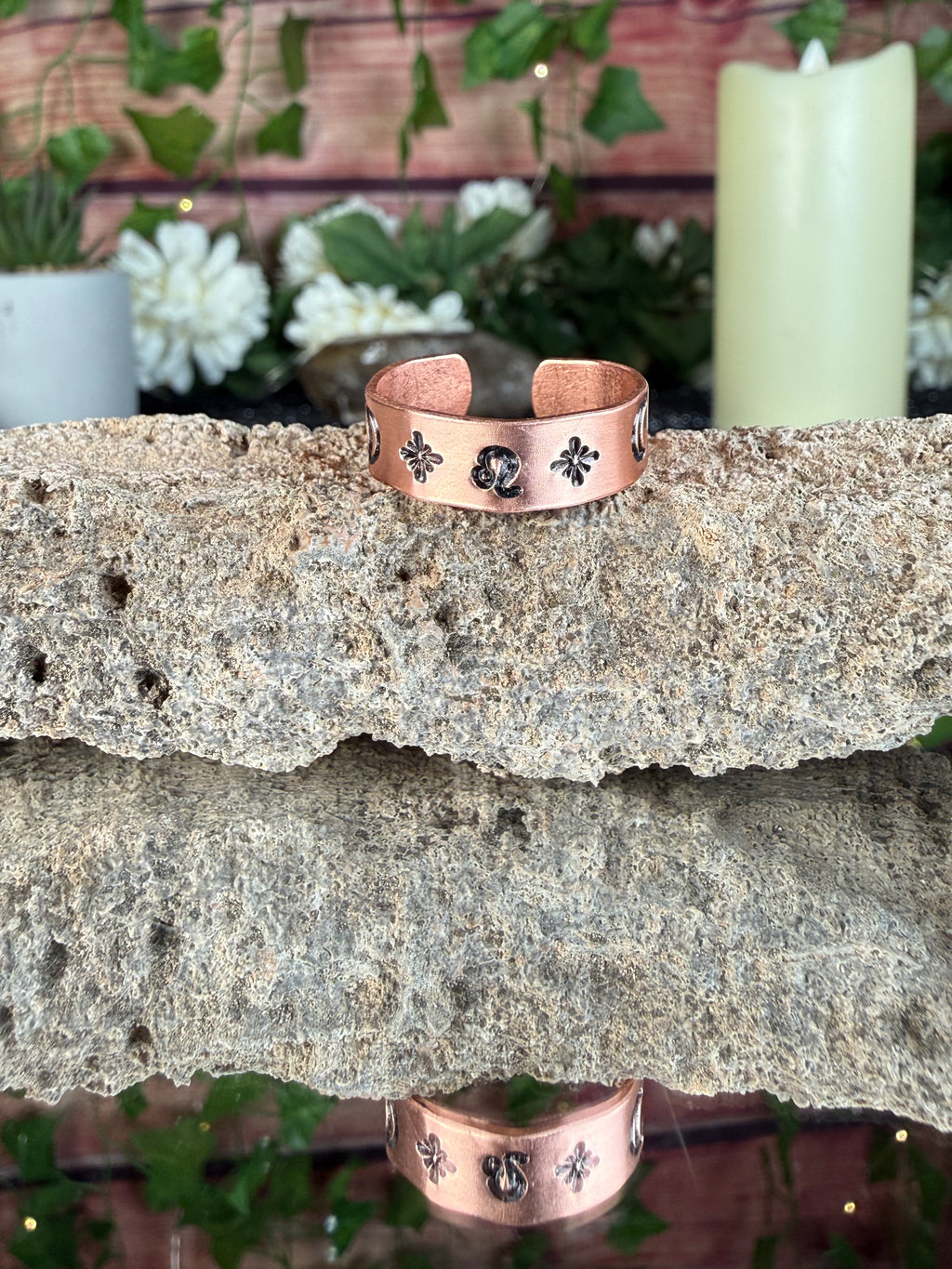 ✨Leo Copper Adjustable Ring