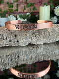 Bee 🐝 Kind ~ Copper Cuff Bracelet
