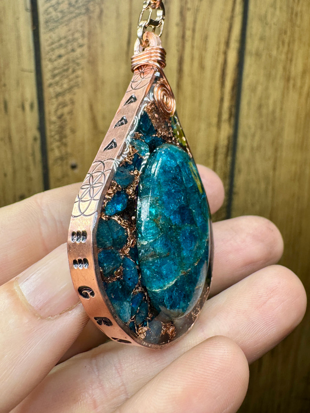 “Grateful” Blue Apatite
