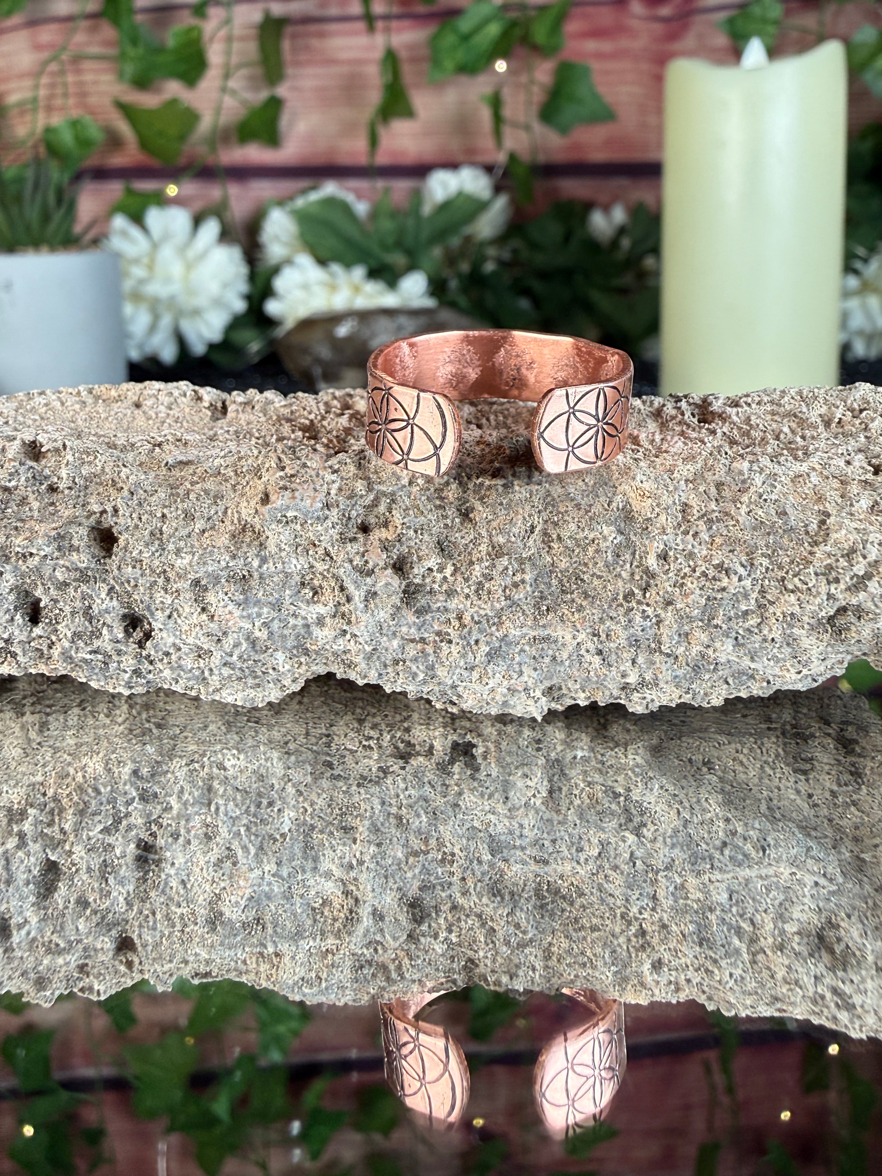 ✨Leo Copper Adjustable Ring