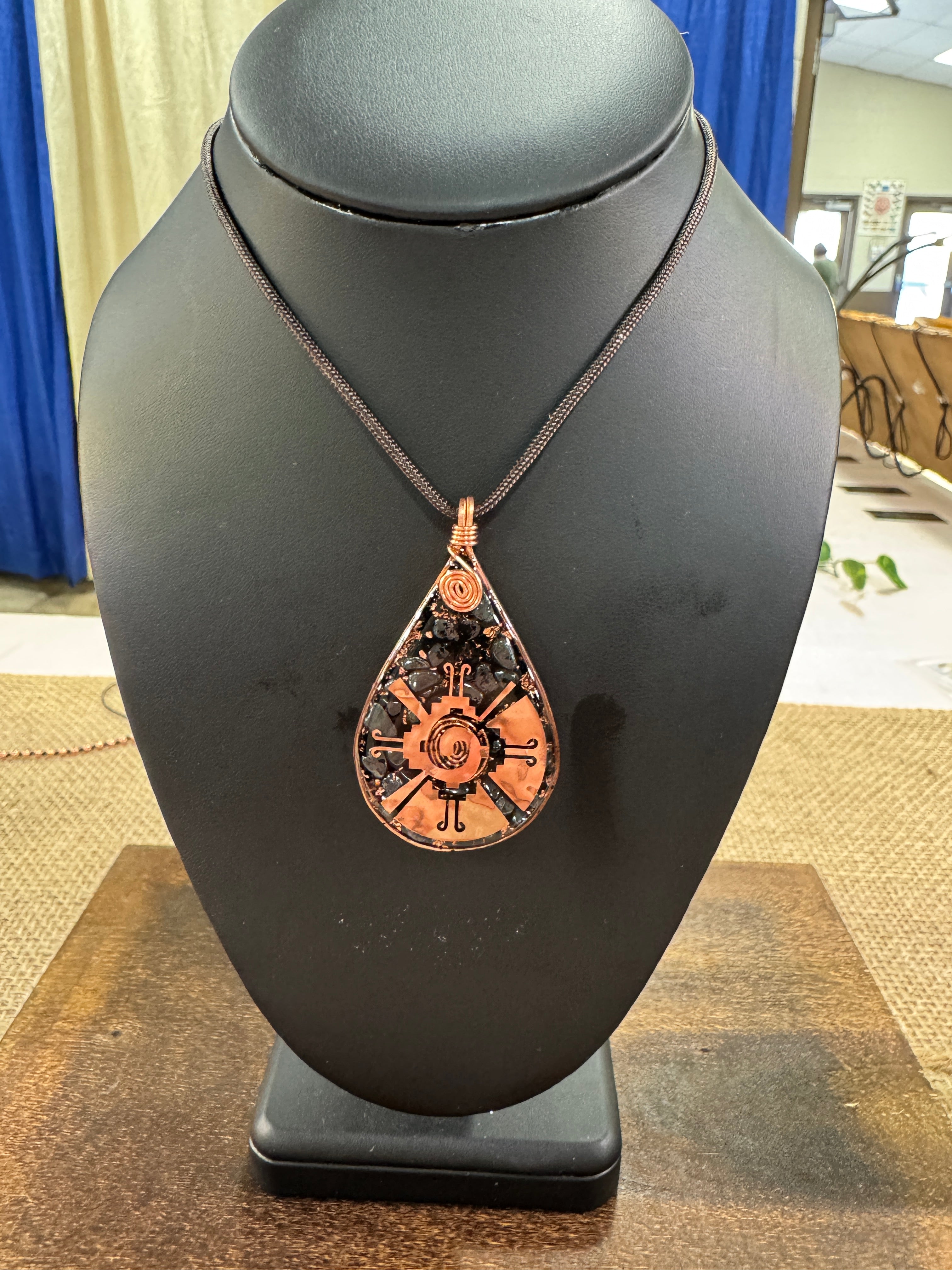 Hunab Ku-Hematite, Black Tourmaline