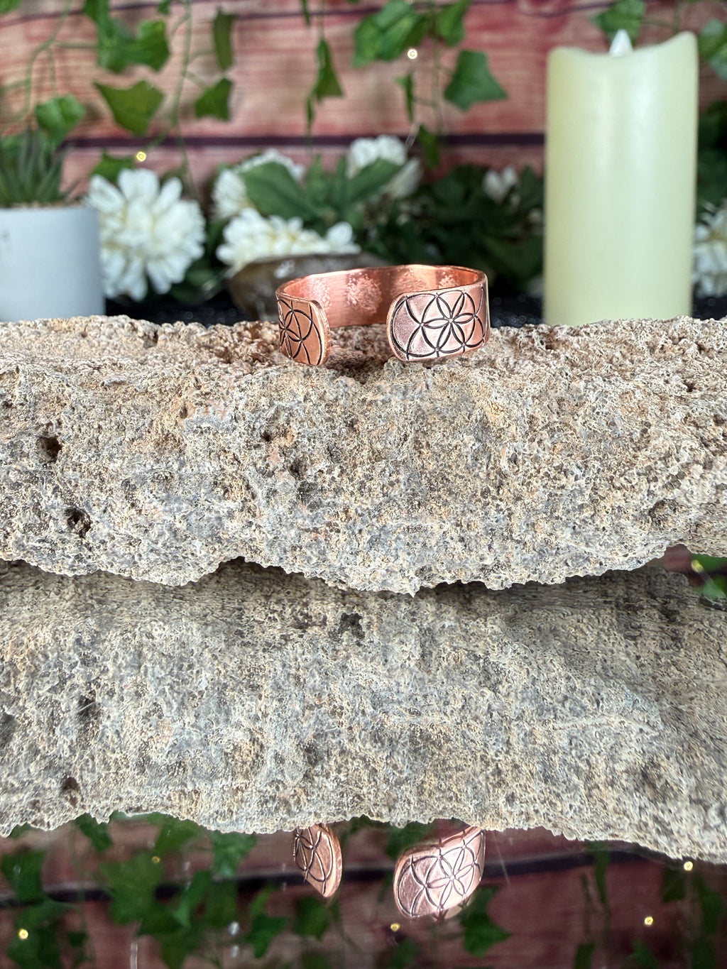 ✨Aquarius Copper Adjustable Ring