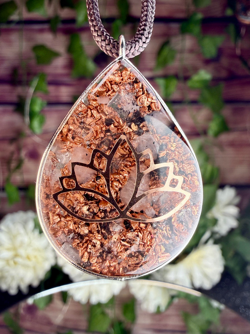 Lotus+Seed of Life ~ Rose Quartz