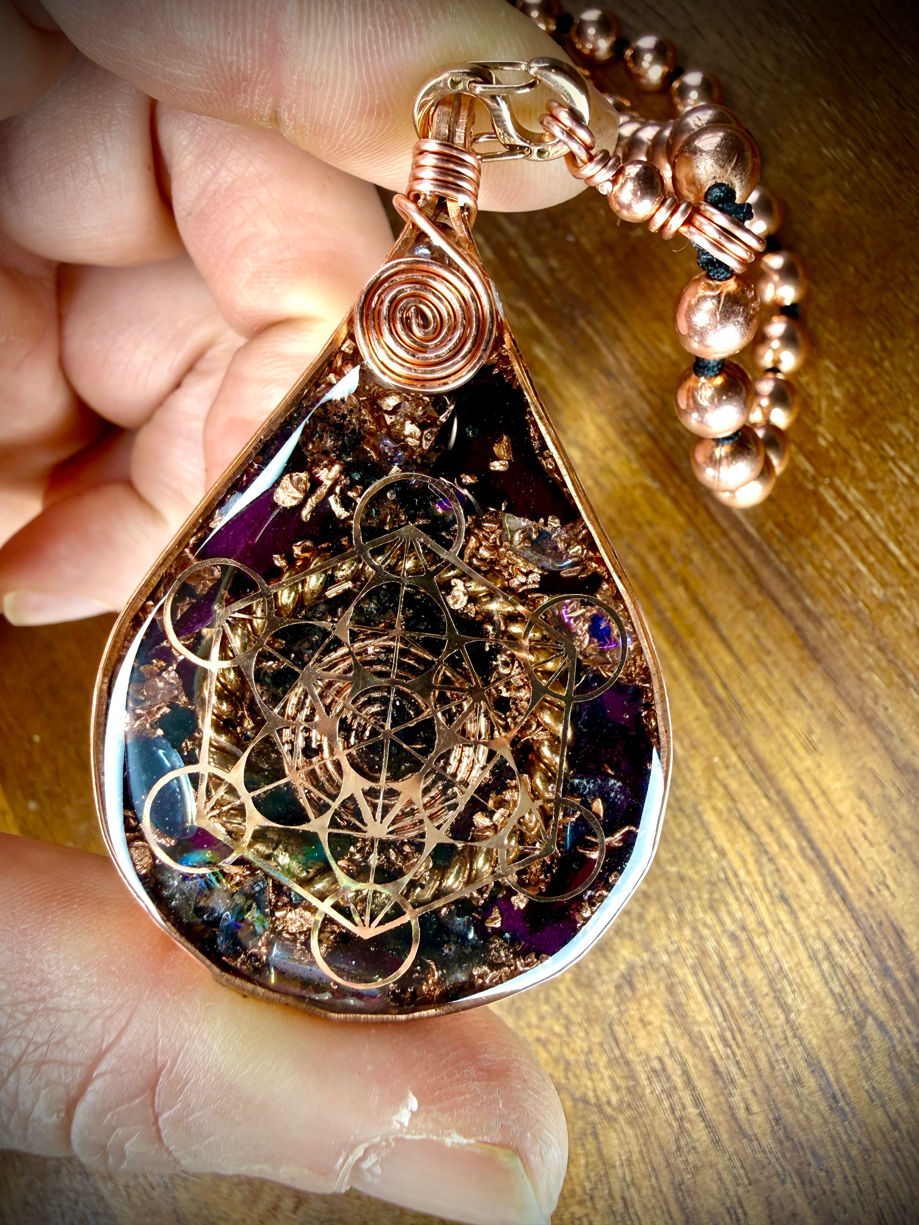 Breathe & Let Go + Rose Petals~Tensor~Aura Quartz