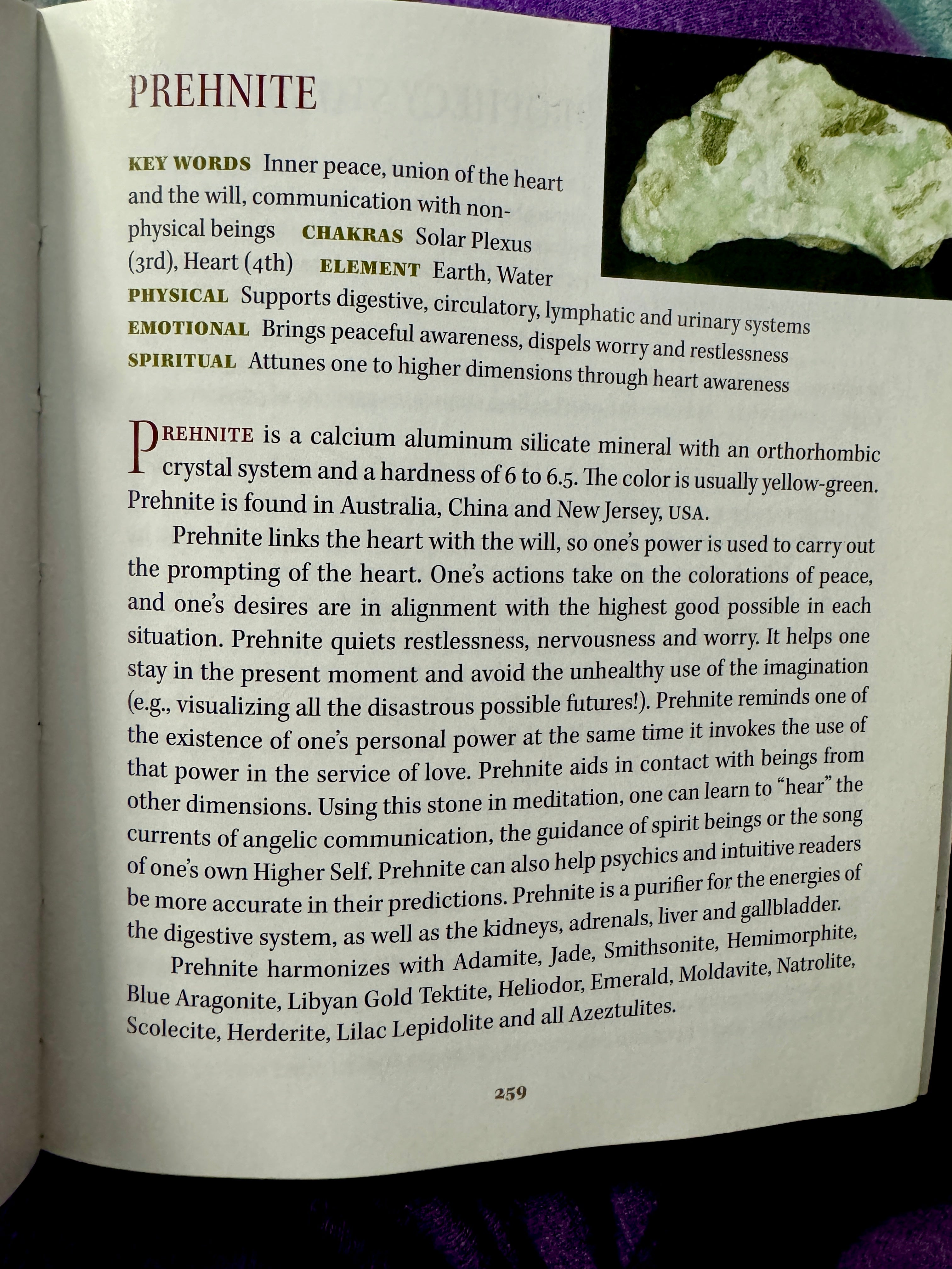 “Grow Through What You Go Through” Peridot & Prehnite