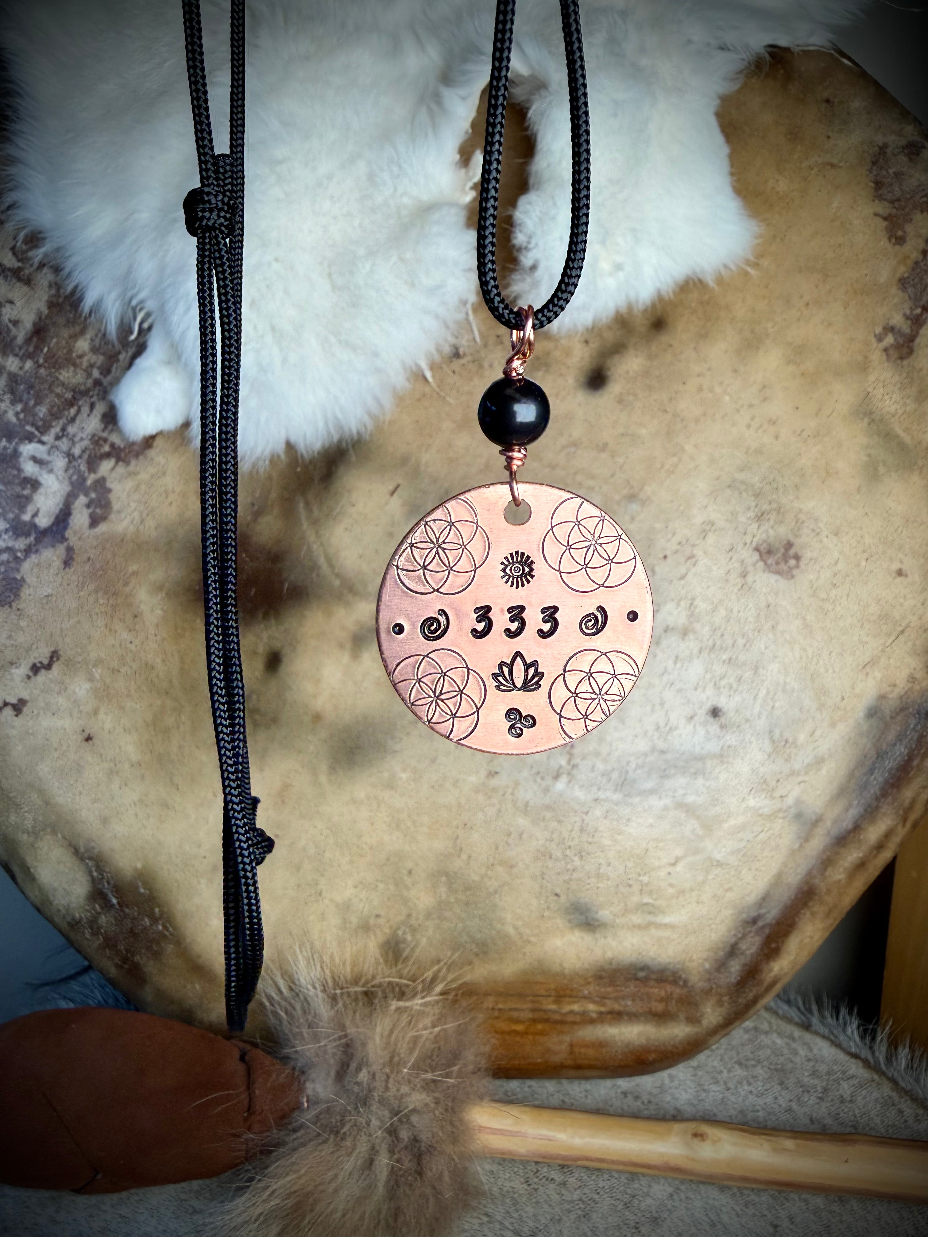 333 Copper Pendant 🪽