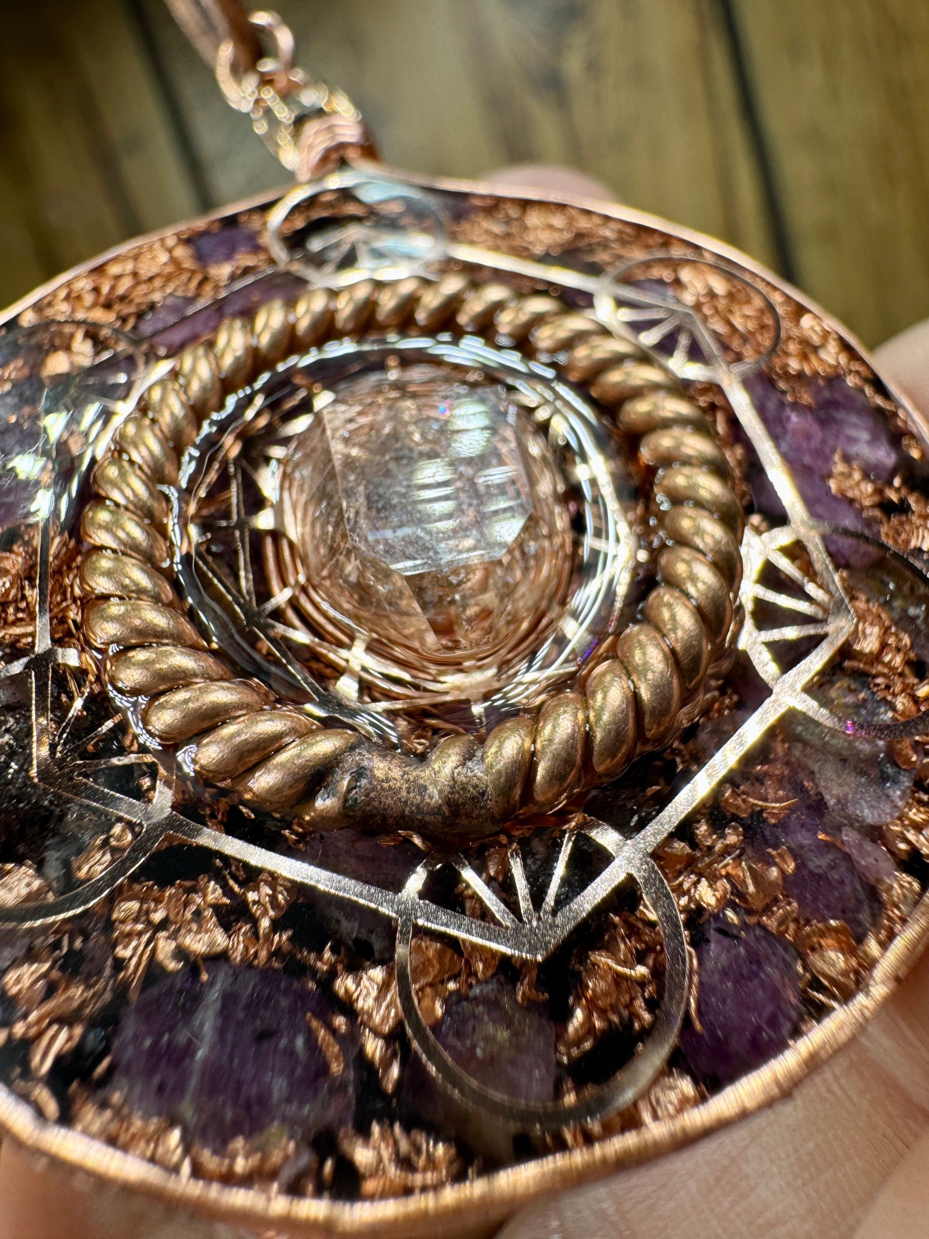 “Resilient & Capable” Garnet+Bl Tourmaline