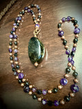 Empowered~Interchangeable Mala w/ Green Tourmaline