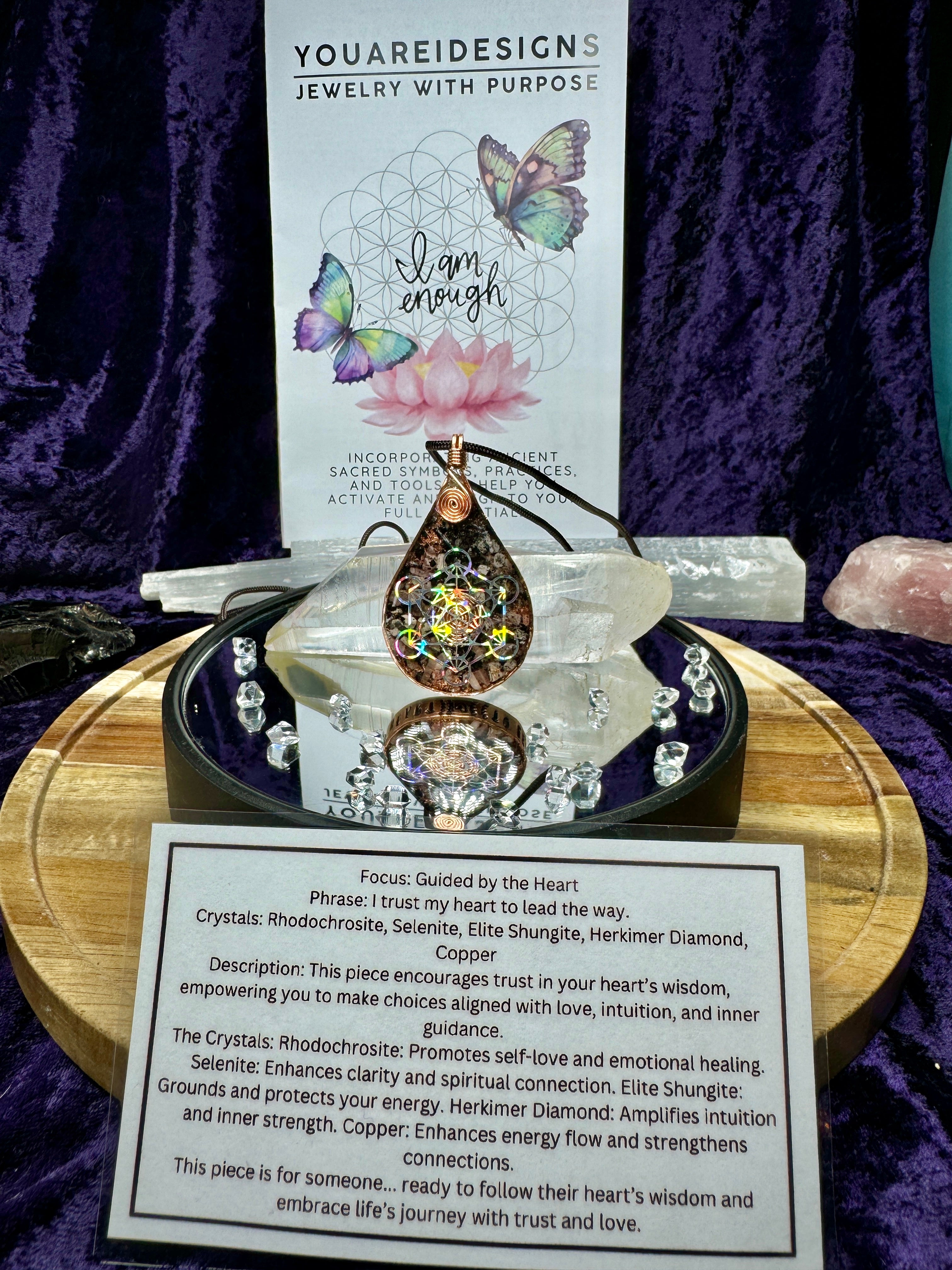 “I trust my heart to lead the way”