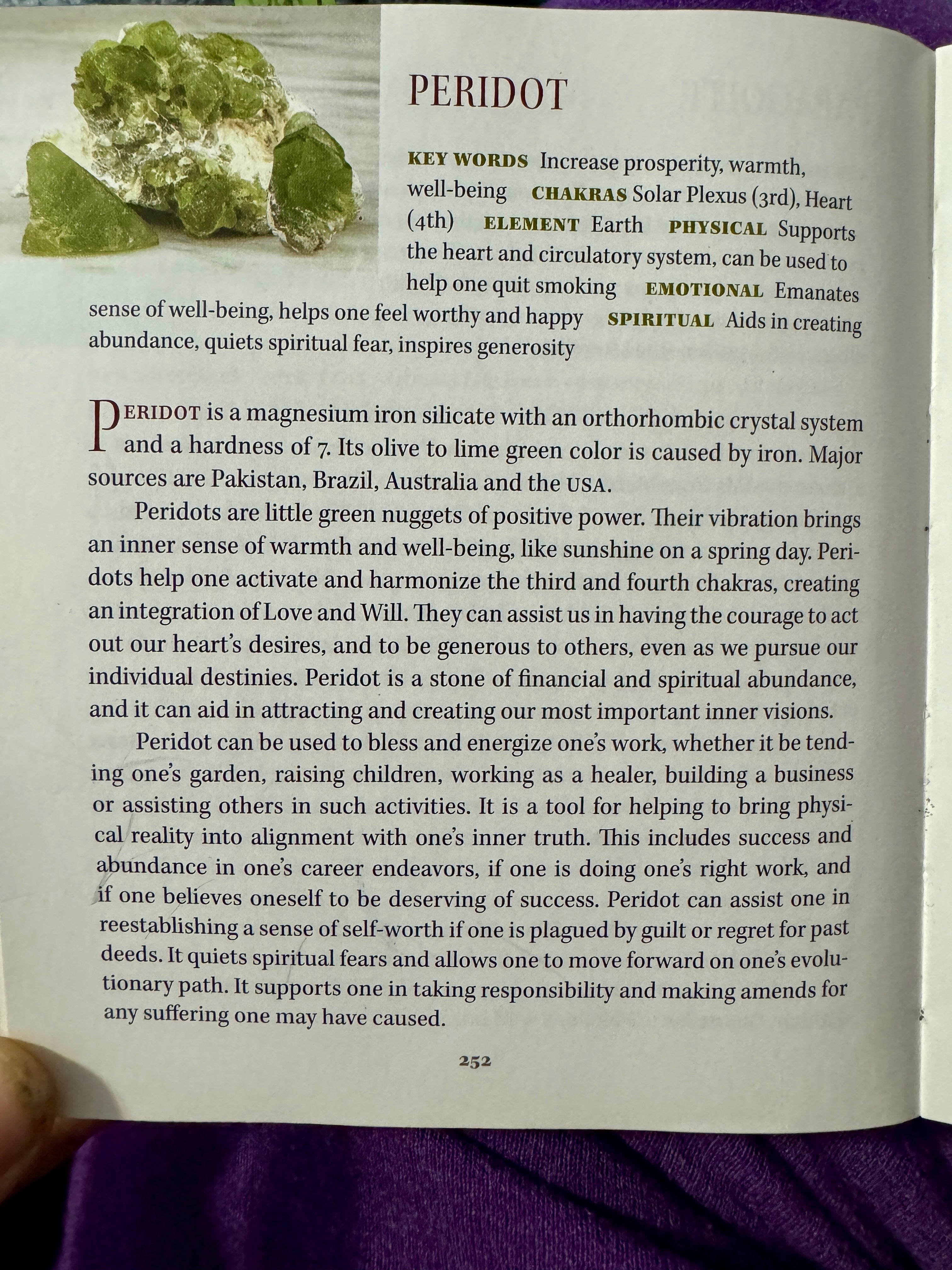 “Grow Through What You Go Through” Peridot & Prehnite