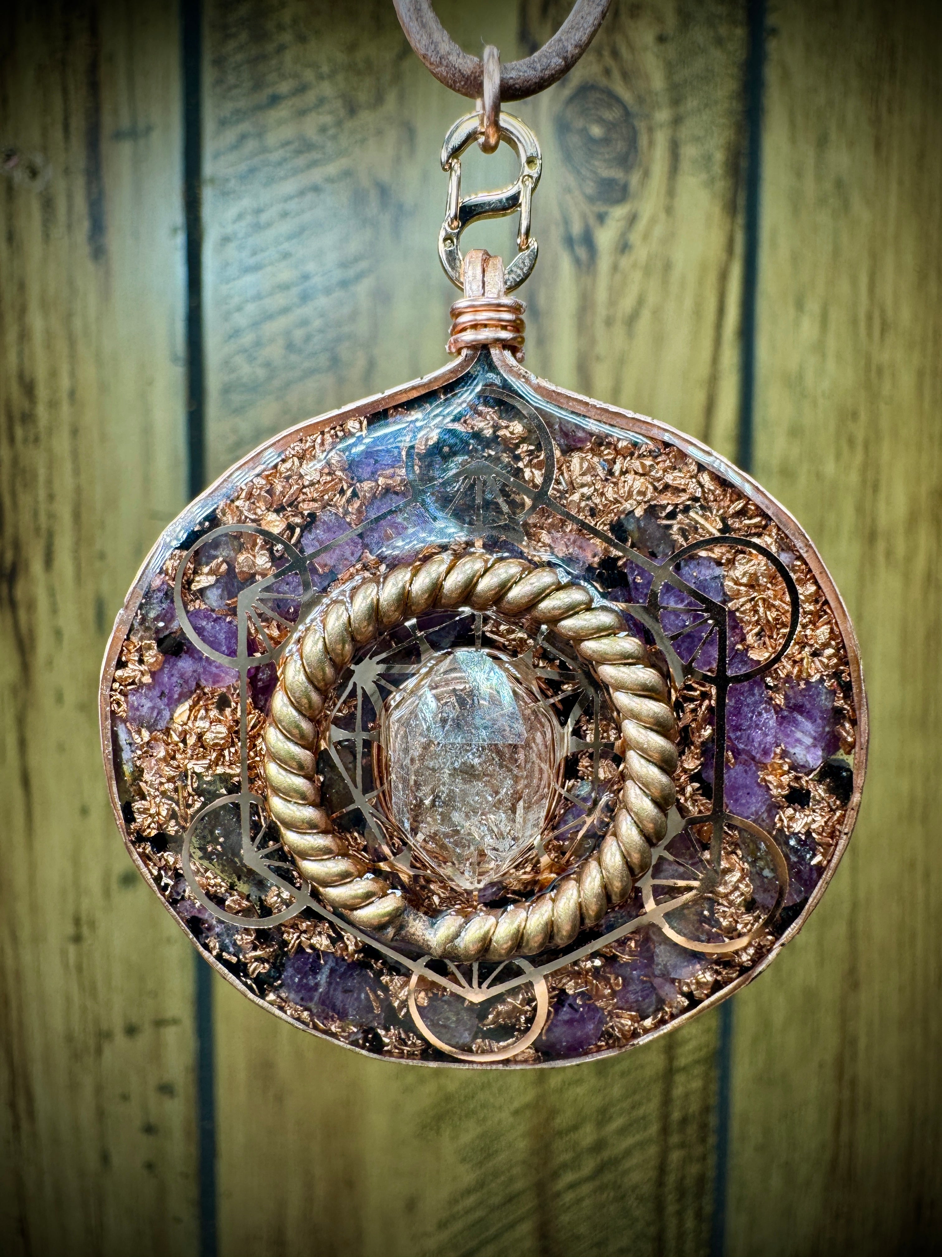 “Resilient & Capable” Garnet+Bl Tourmaline