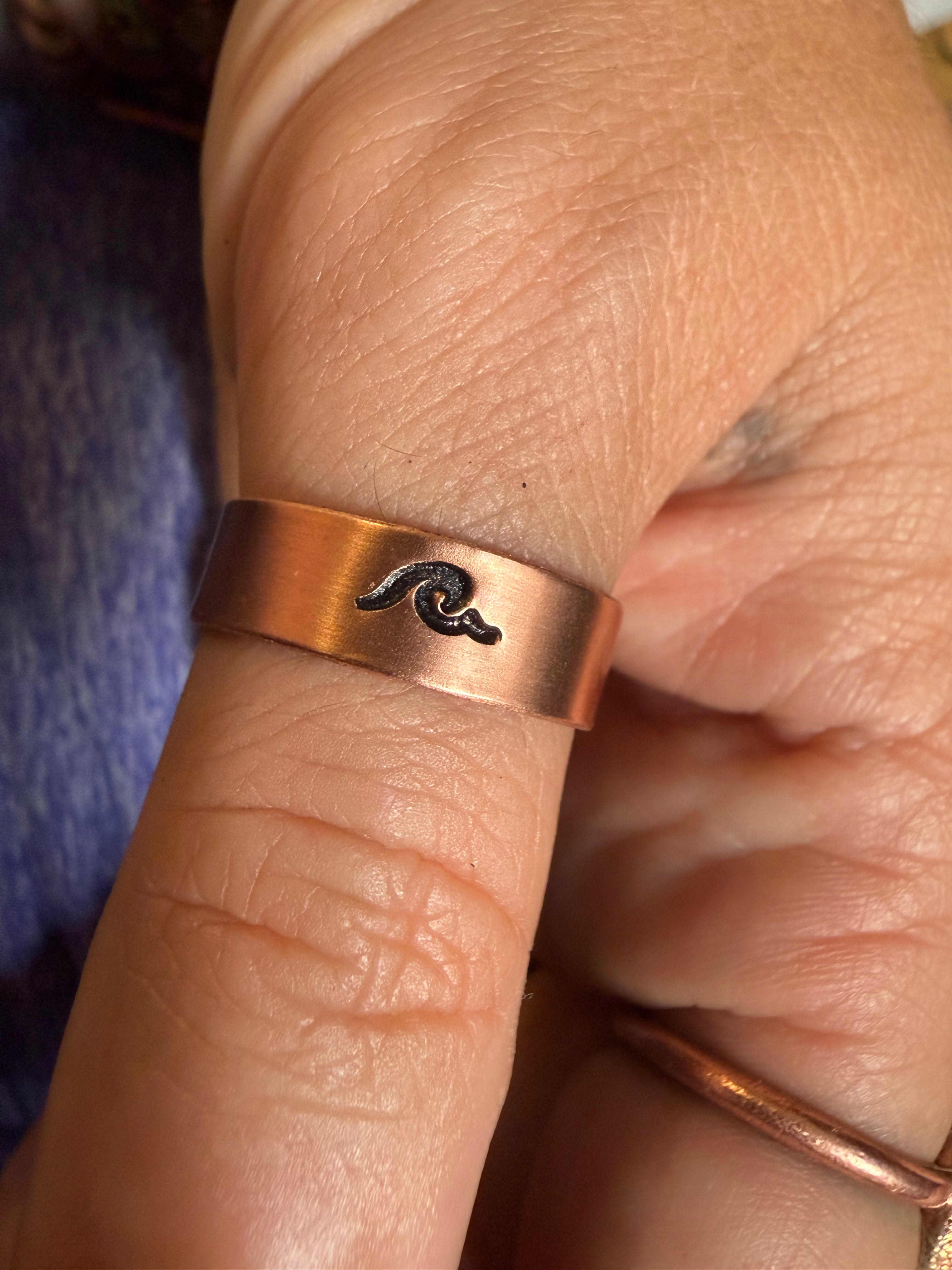 Flow-Wave Copper Ring