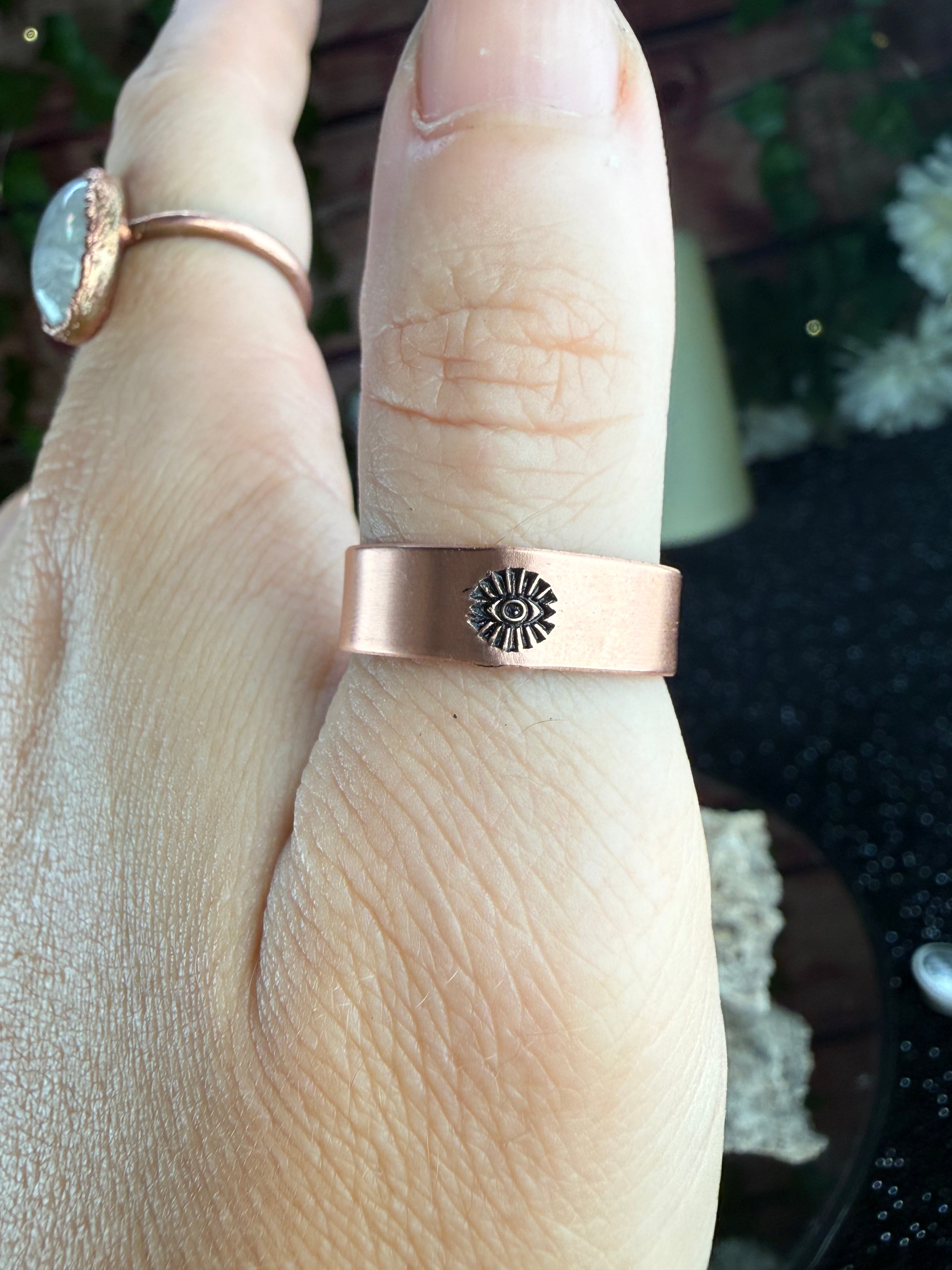 Eye Copper Ring