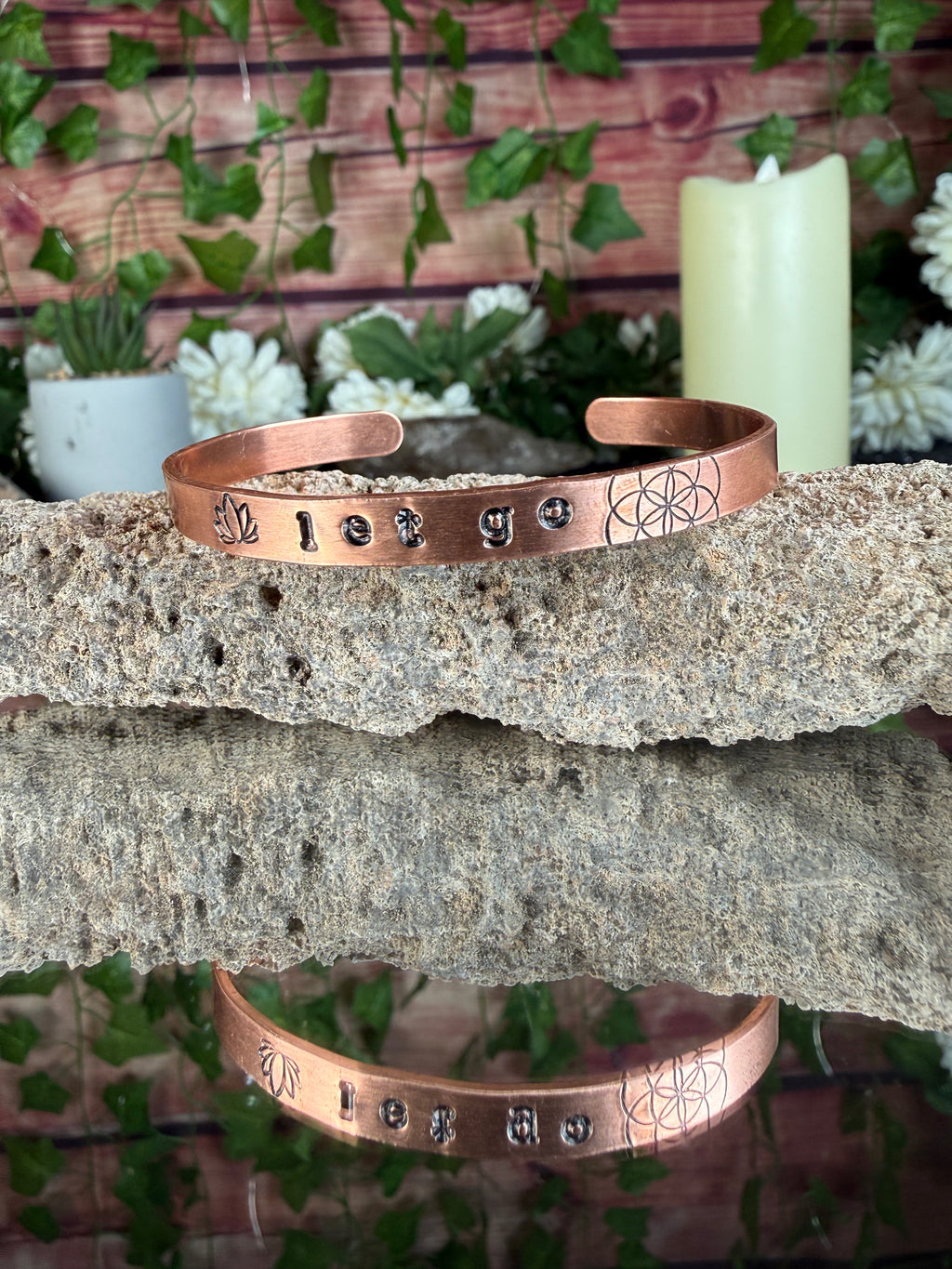 ~Let Go 🪷 Copper Cuff Bracelet
