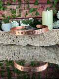 ~Let Go 🪷 Copper Cuff Bracelet
