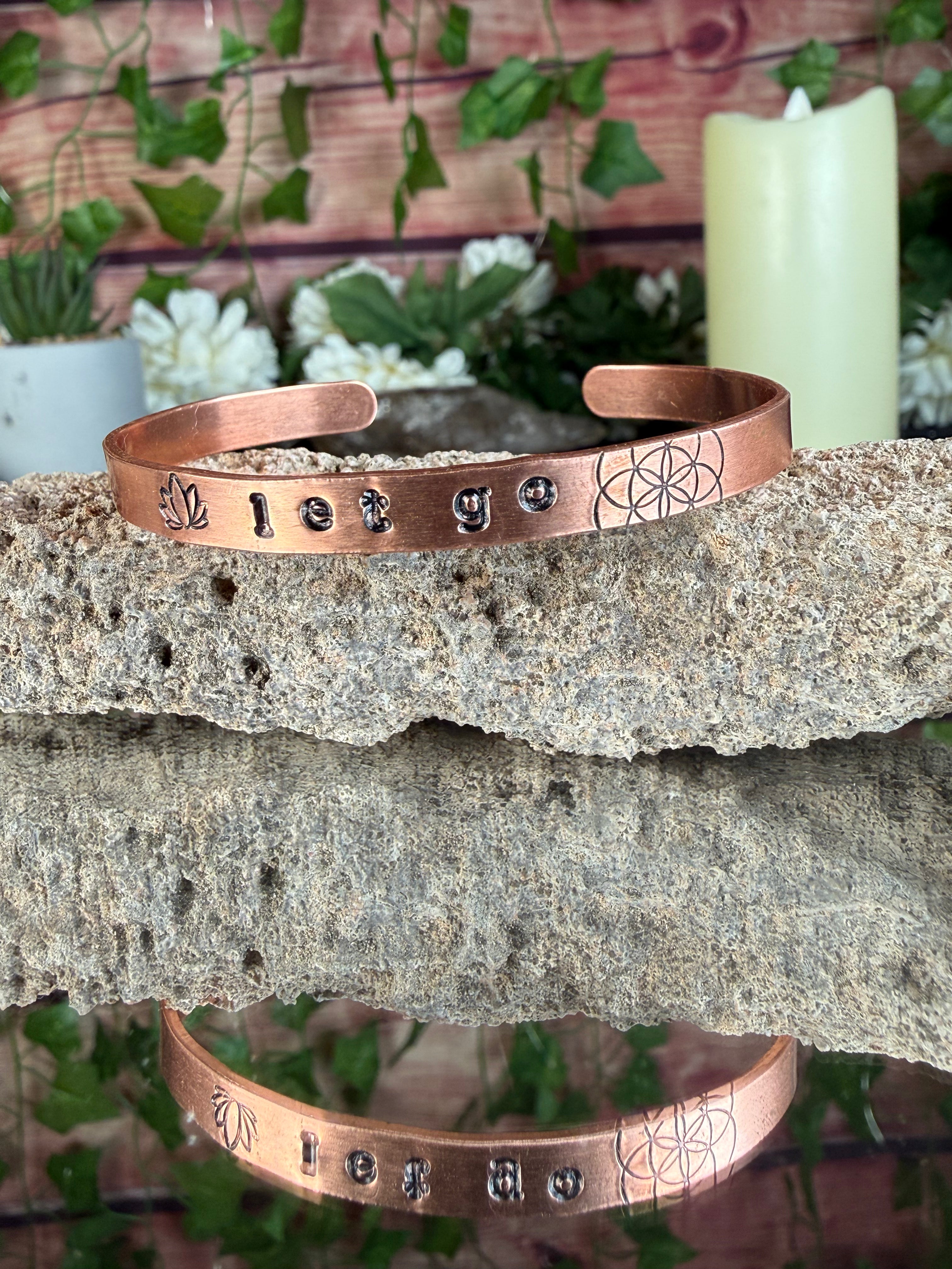~Let Go 🪷 Copper Cuff Bracelet