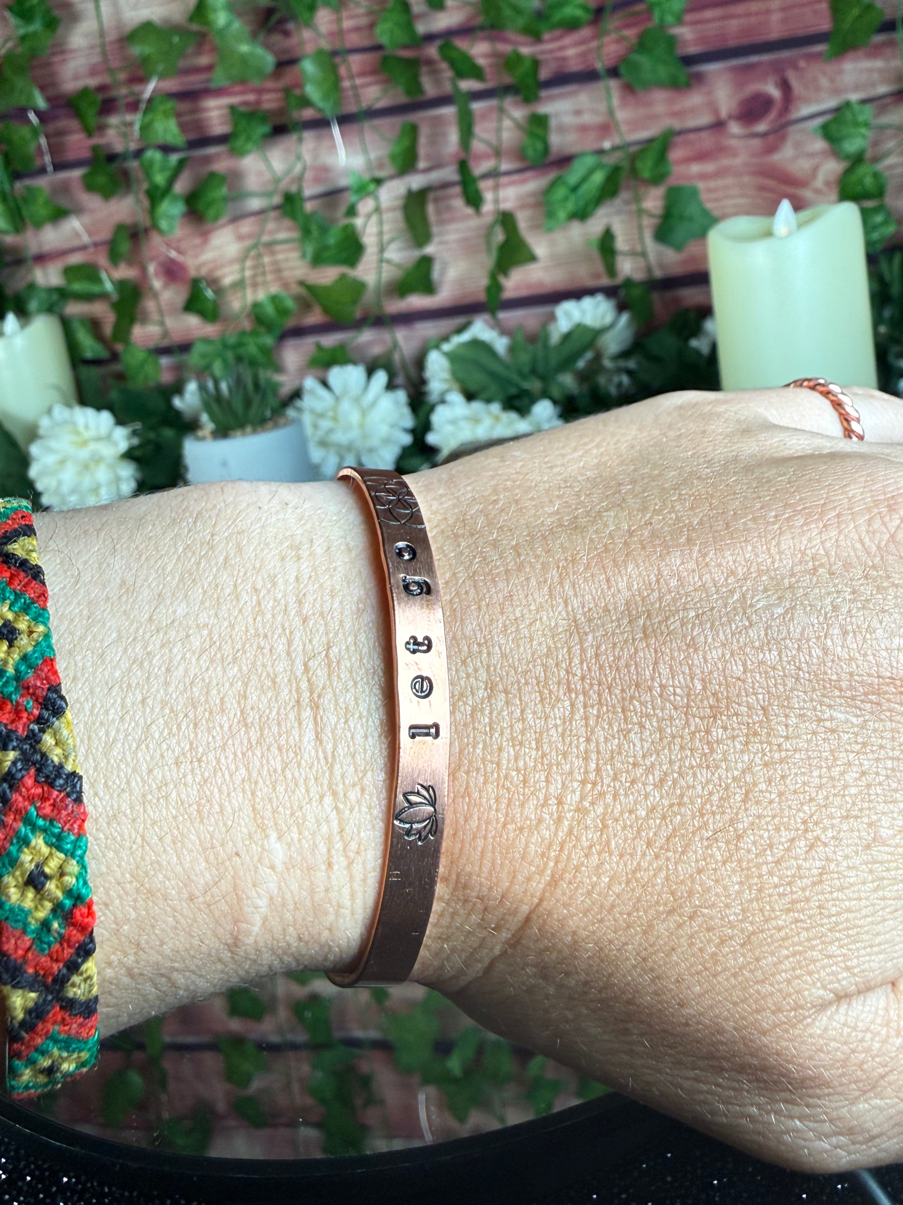~Let Go 🪷 Copper Cuff Bracelet