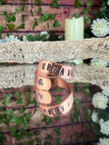 ~Breathe - 🪷 Copper Wrap Ring