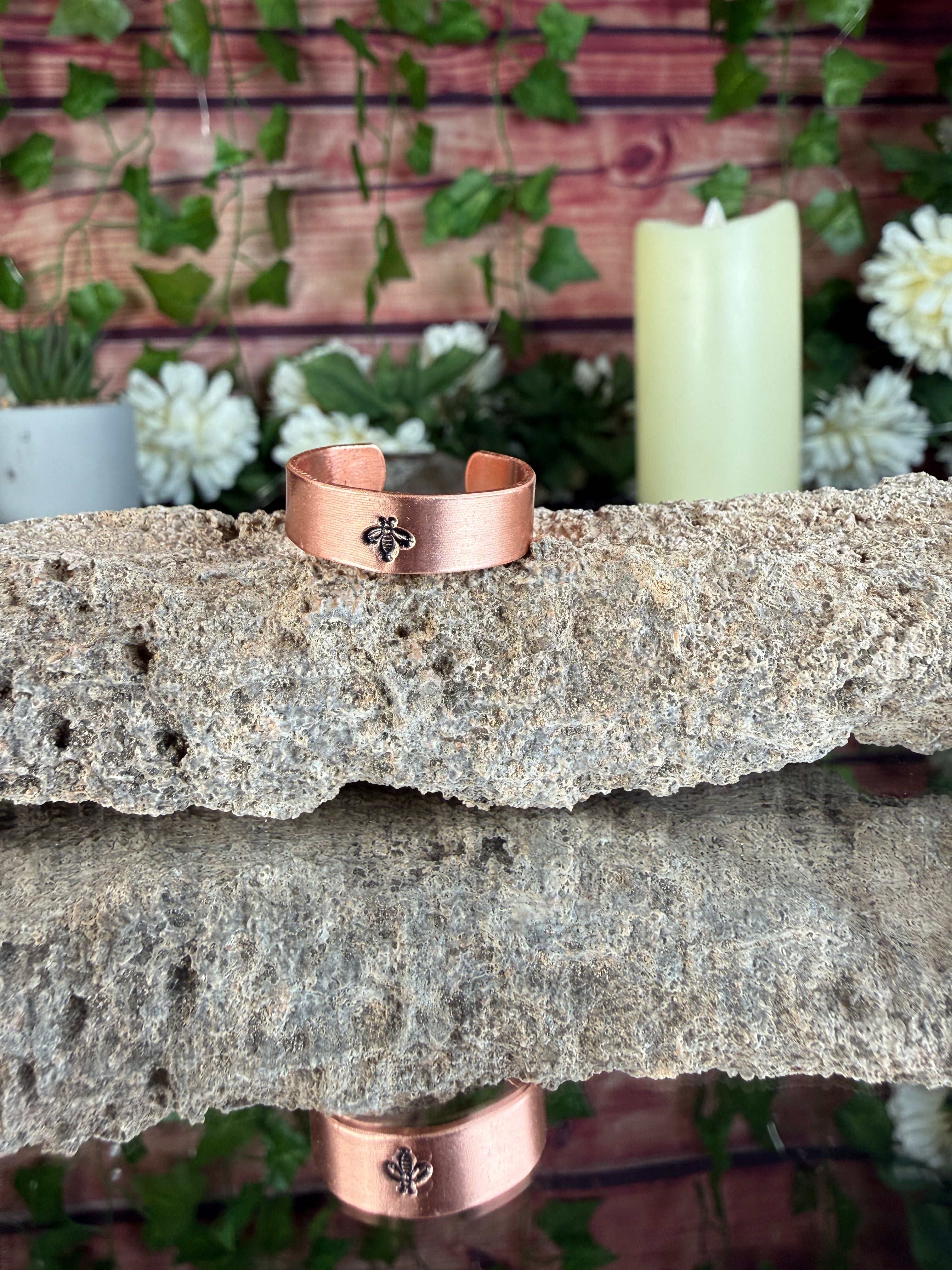 🐝Just Bee~ Copper Adjustable Ring