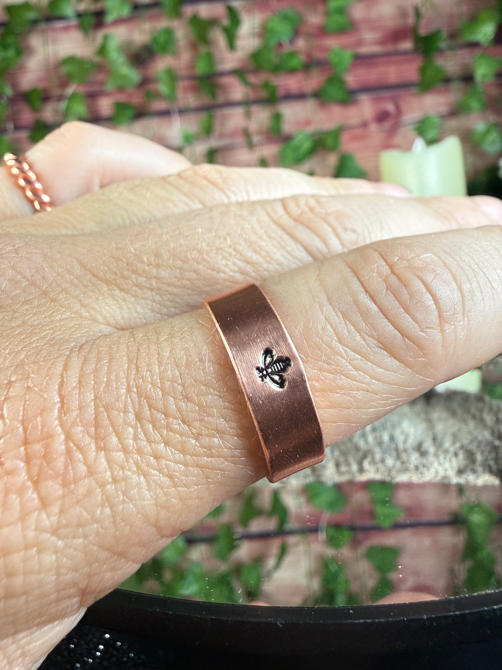 🐝Just Bee~ Copper Adjustable Ring