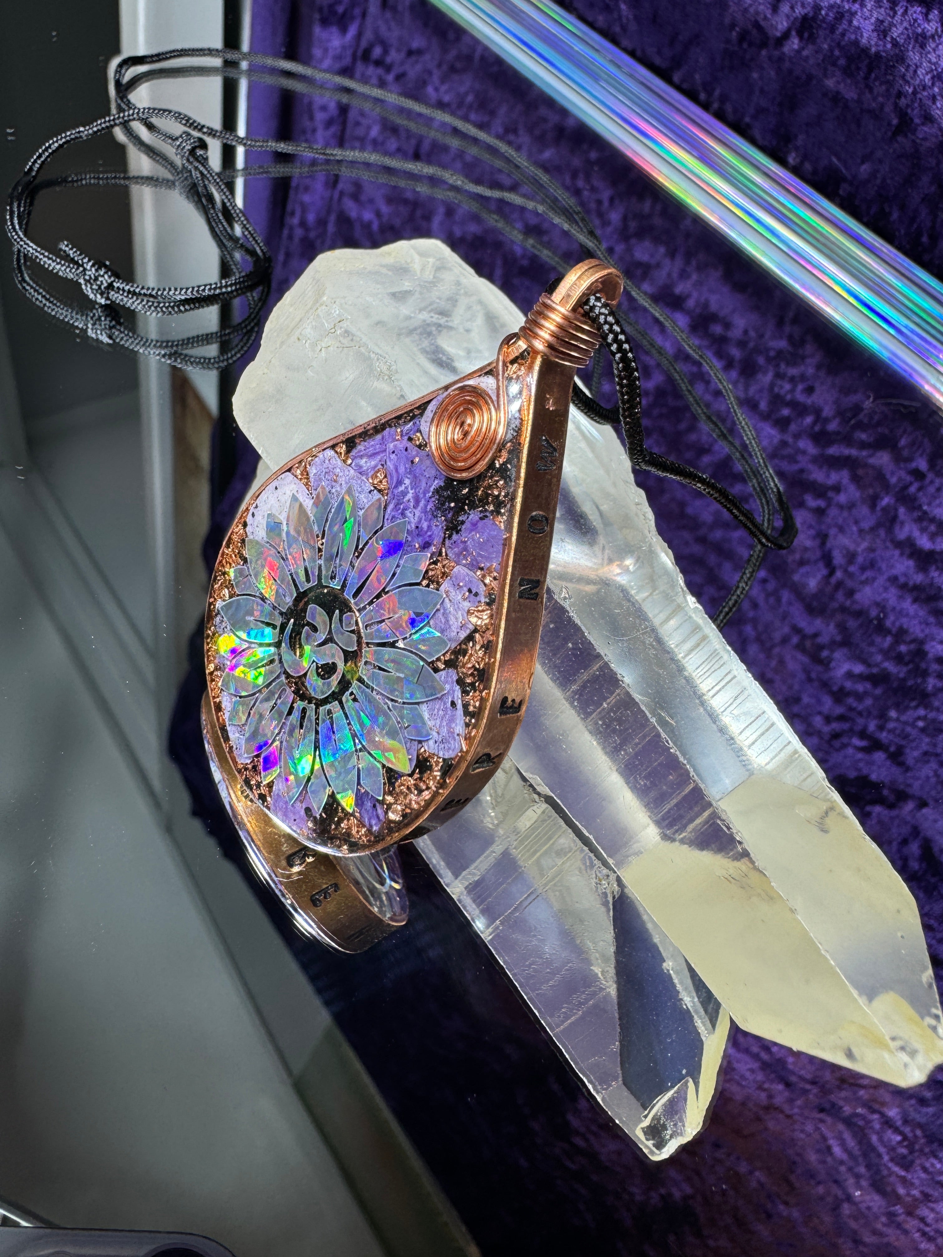 “Be here now 🧿” Charoite