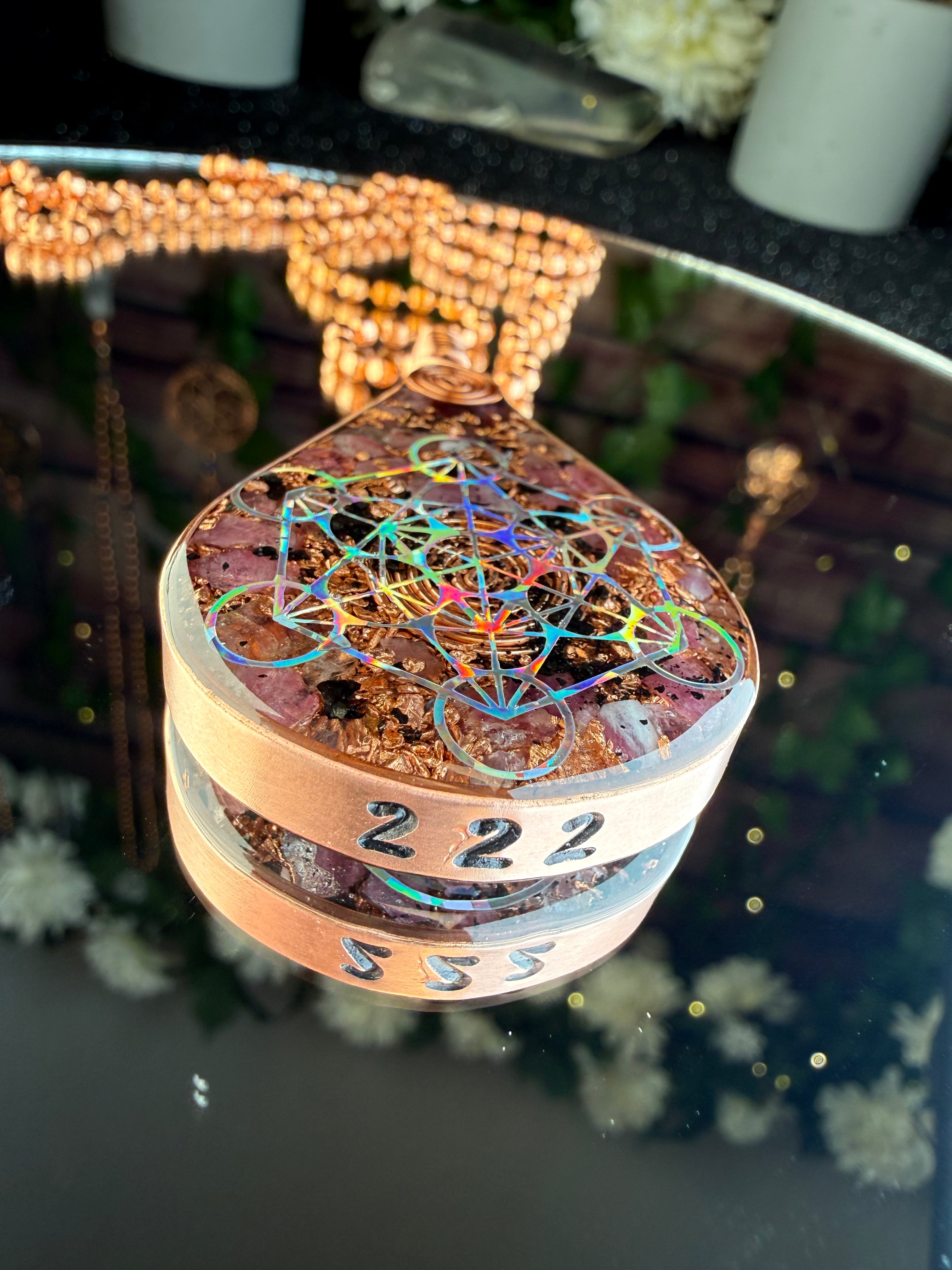 𝟮𝟮𝟮 Alignment With Pink Tourmaline-Made to Order