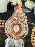 Flow~Natural Shell Orgonite Mala