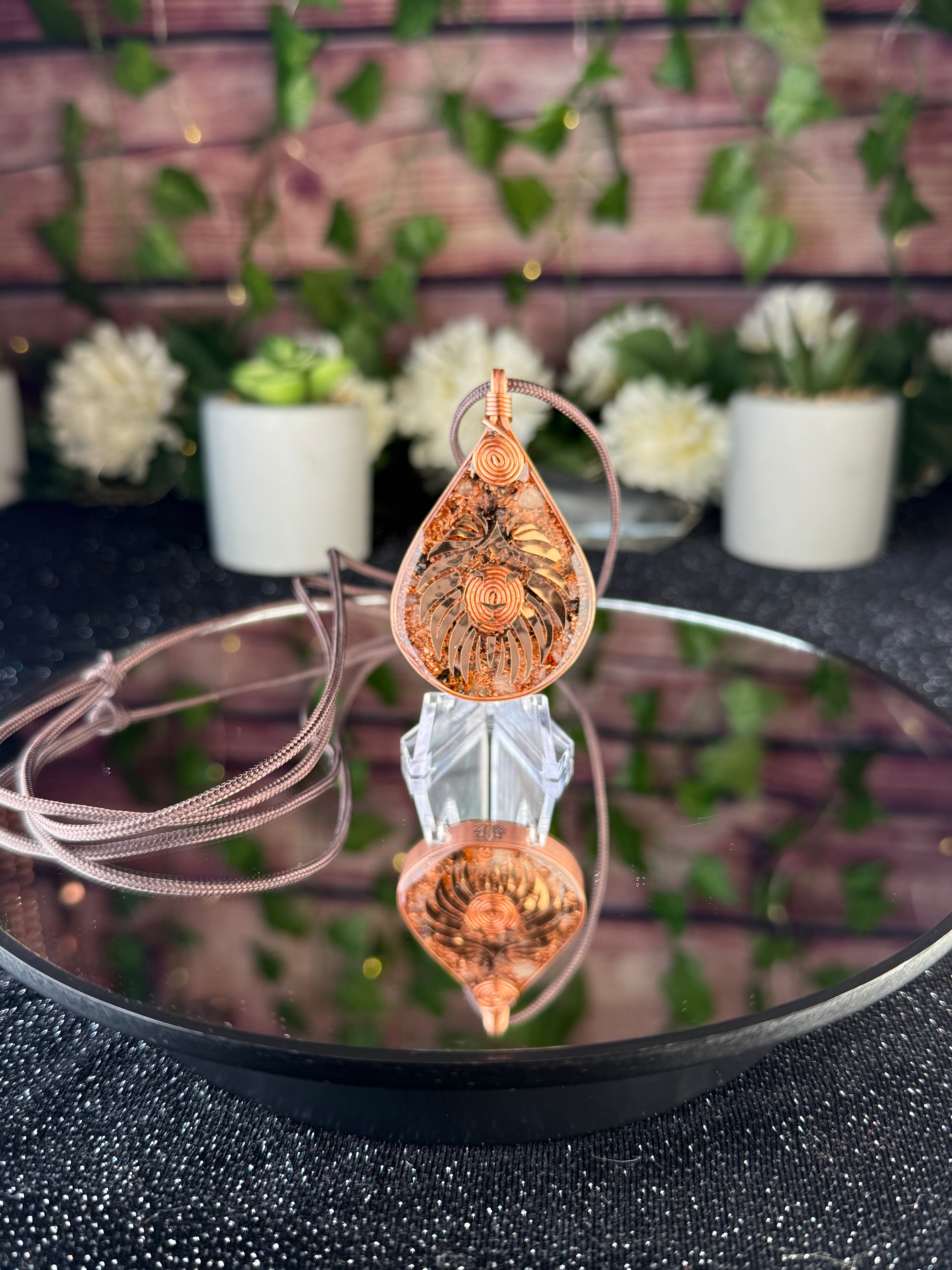 Courage & Confidence-Citrine Orgonite Necklace