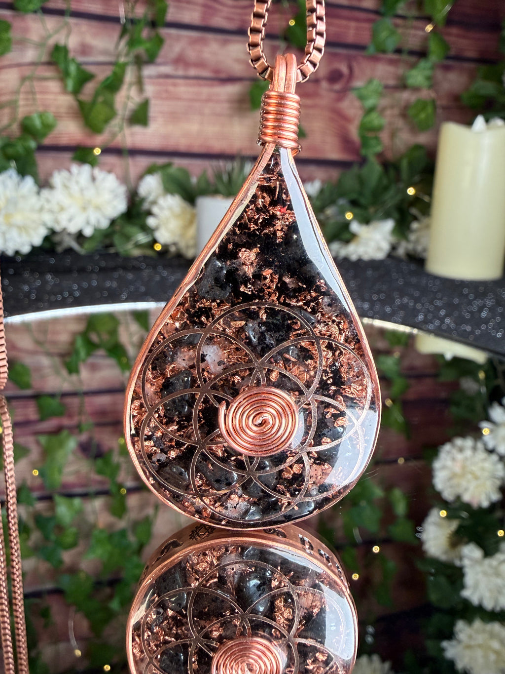 Keep Going- Orgonite for grounding, strength, and resilience