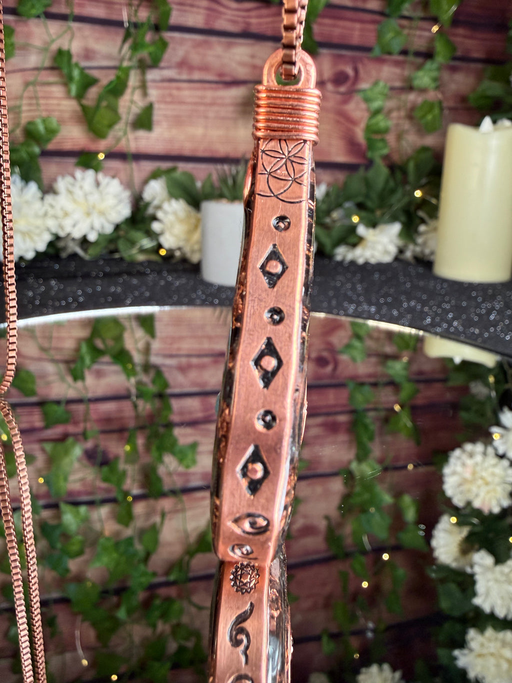 Keep Going- Orgonite for grounding, strength, and resilience
