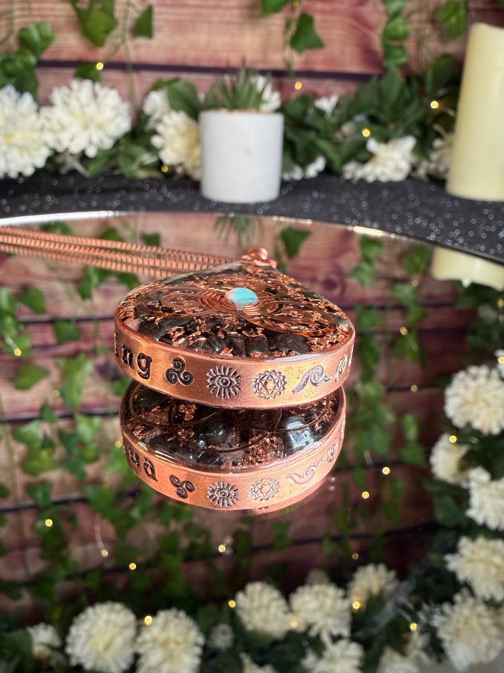 Keep Going- Orgonite for grounding, strength, and resilience
