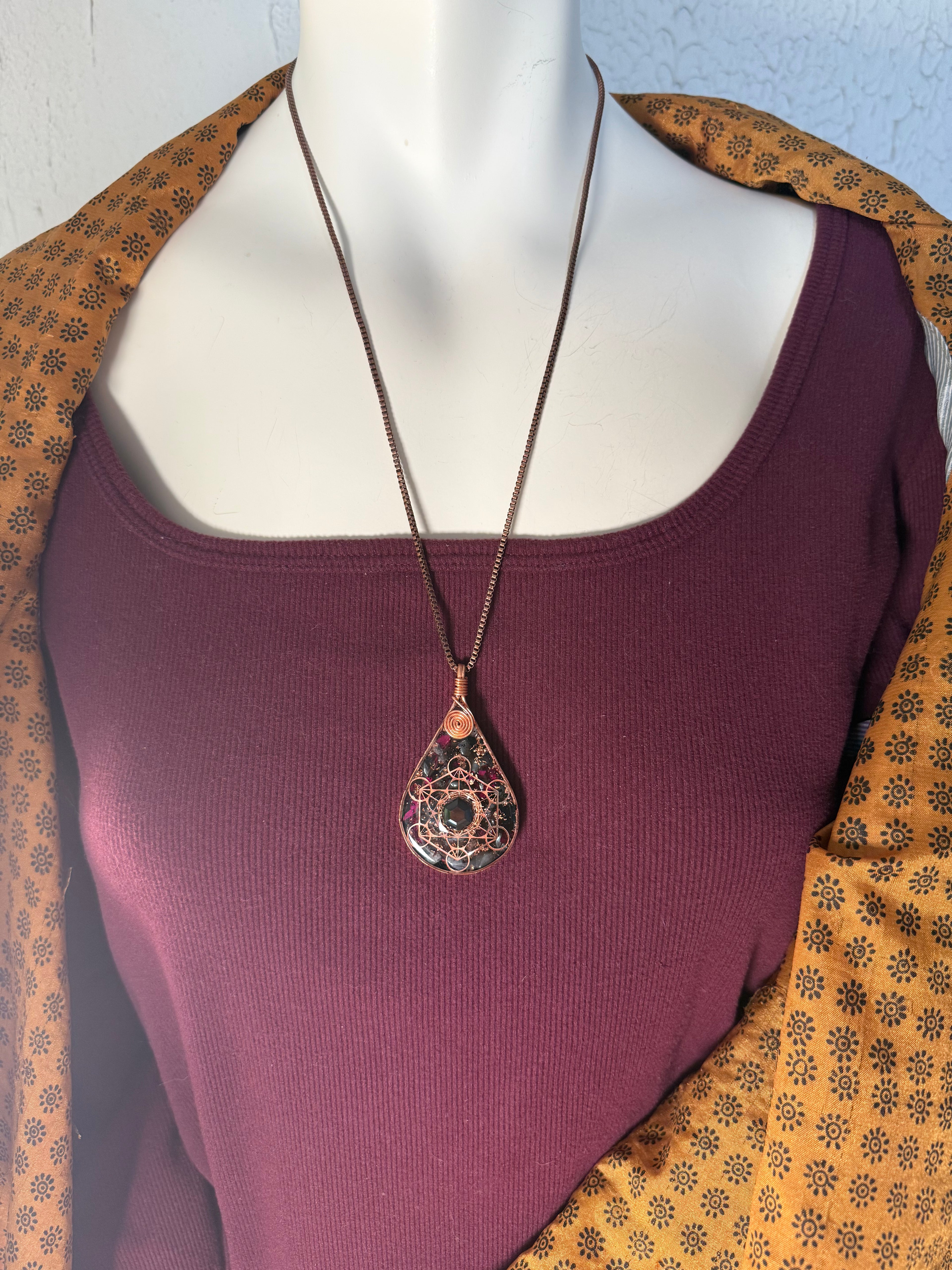 Orgonite for Self Acceptance, Grounding, Protection, & Resilience w/ Rose Petals