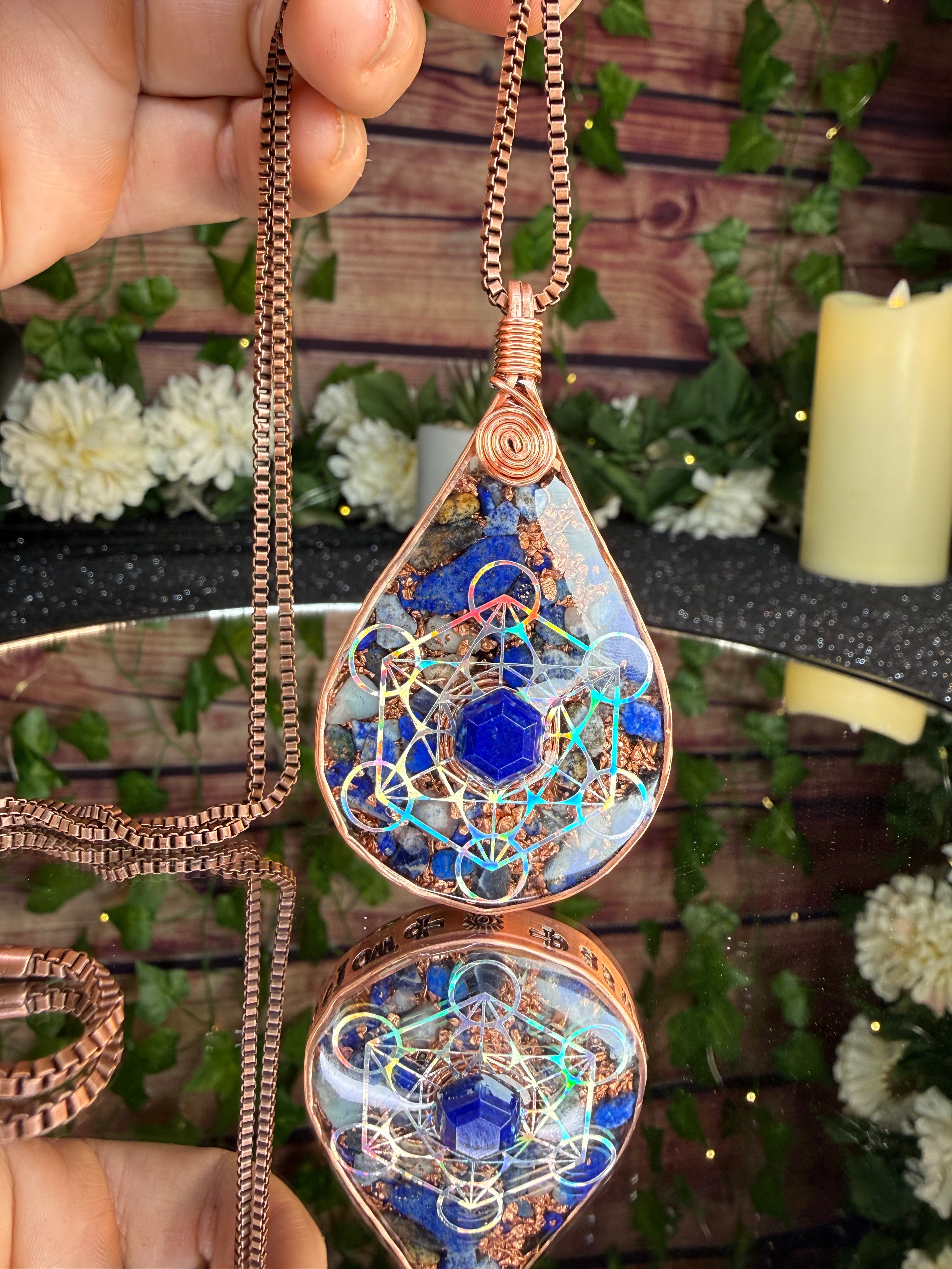 As above so below 🧿 As within so without - Orgonite with Lapis Lazuli