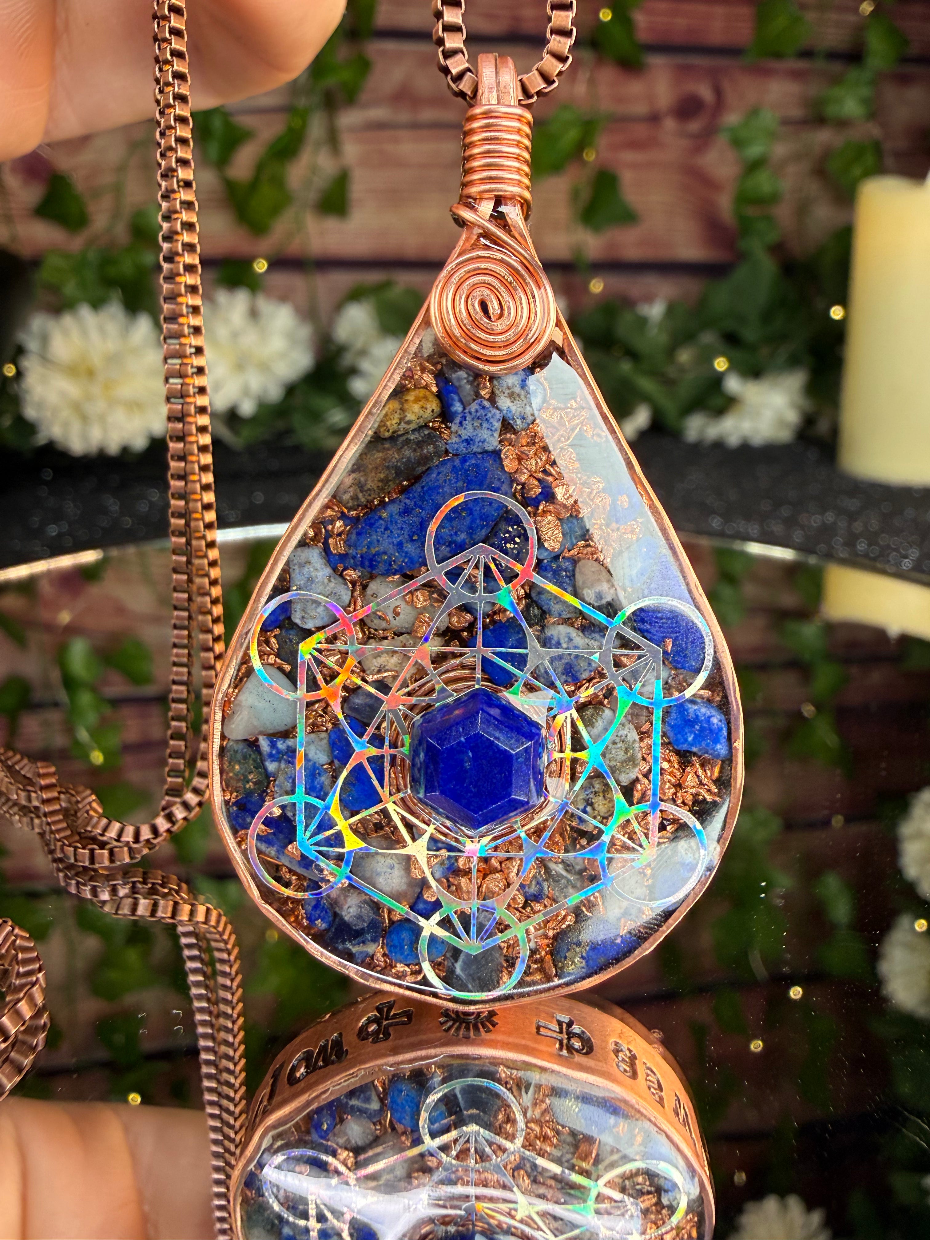 As above so below 🧿 As within so without - Orgonite with Lapis Lazuli