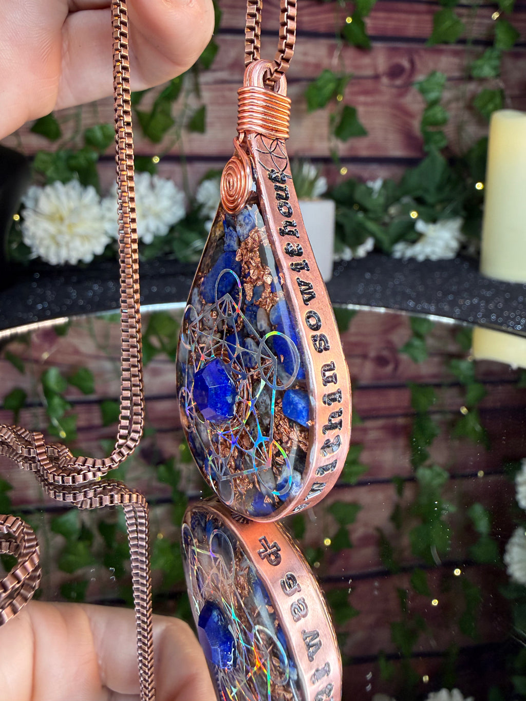 As above so below 🧿 As within so without - Orgonite with Lapis Lazuli